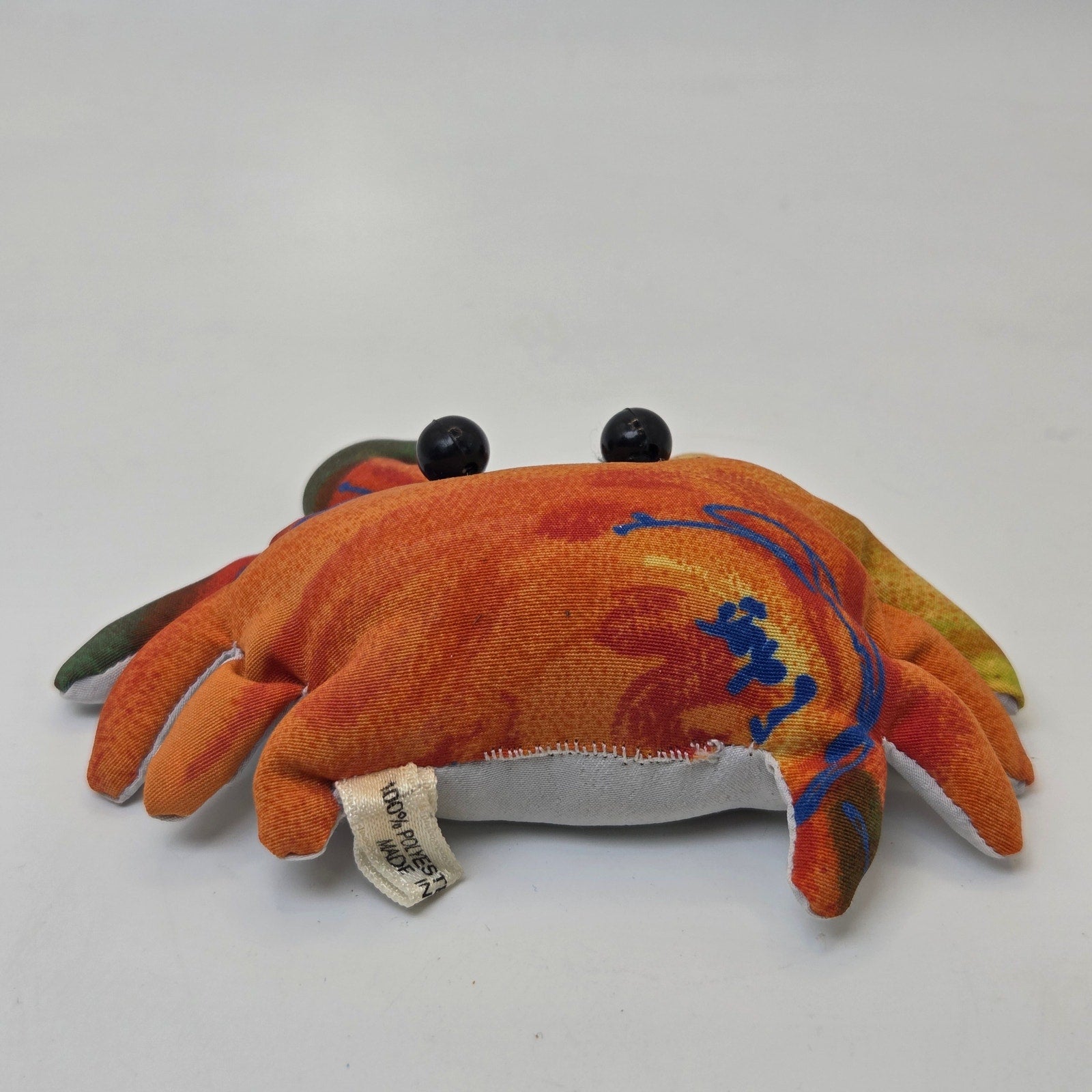 Sand Filled Plush Crab Small Weighted Novelty Toy Made in Thailand