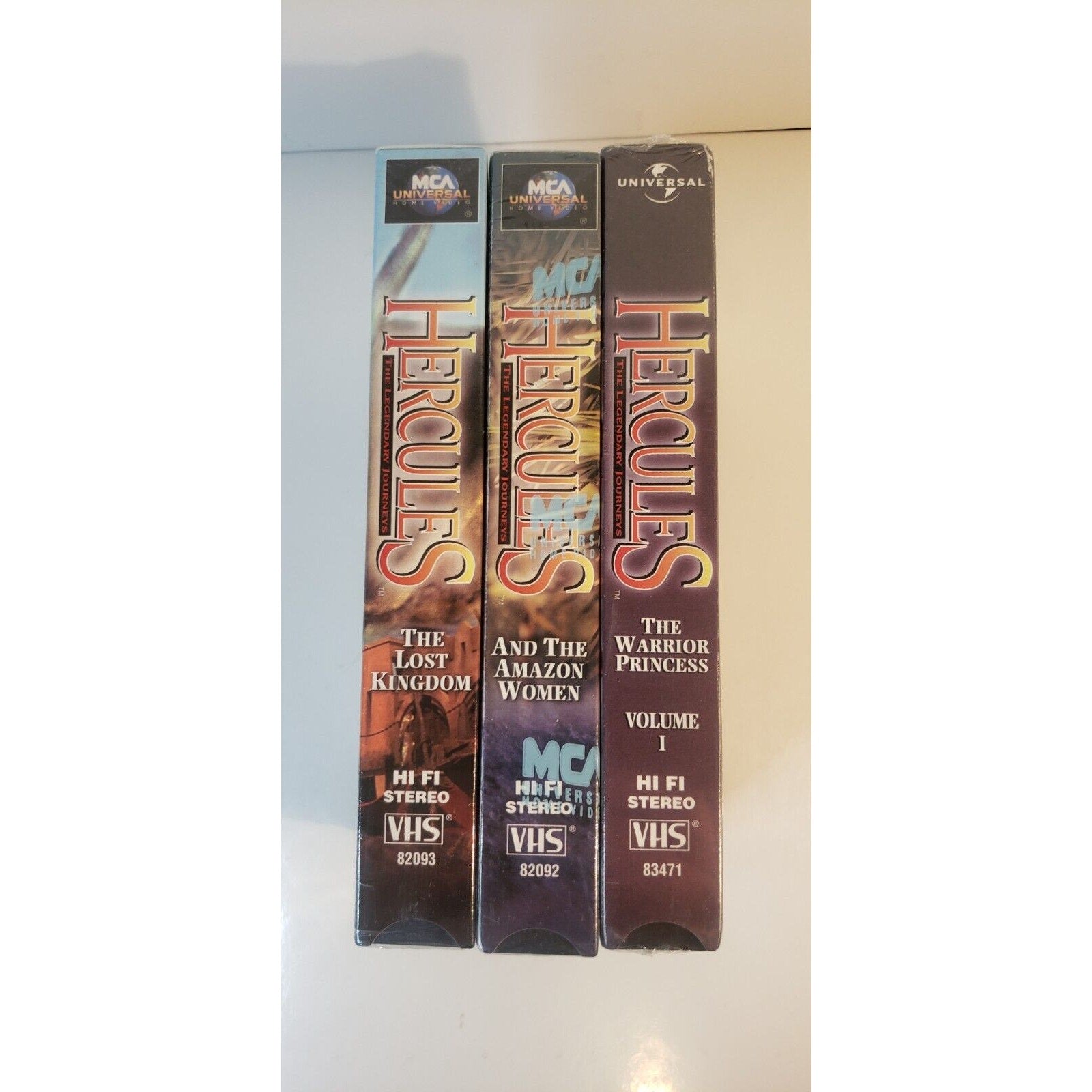 Lot of 3 Hercules The Legendary Journeys VHS New Sealed Kevin Sorbo