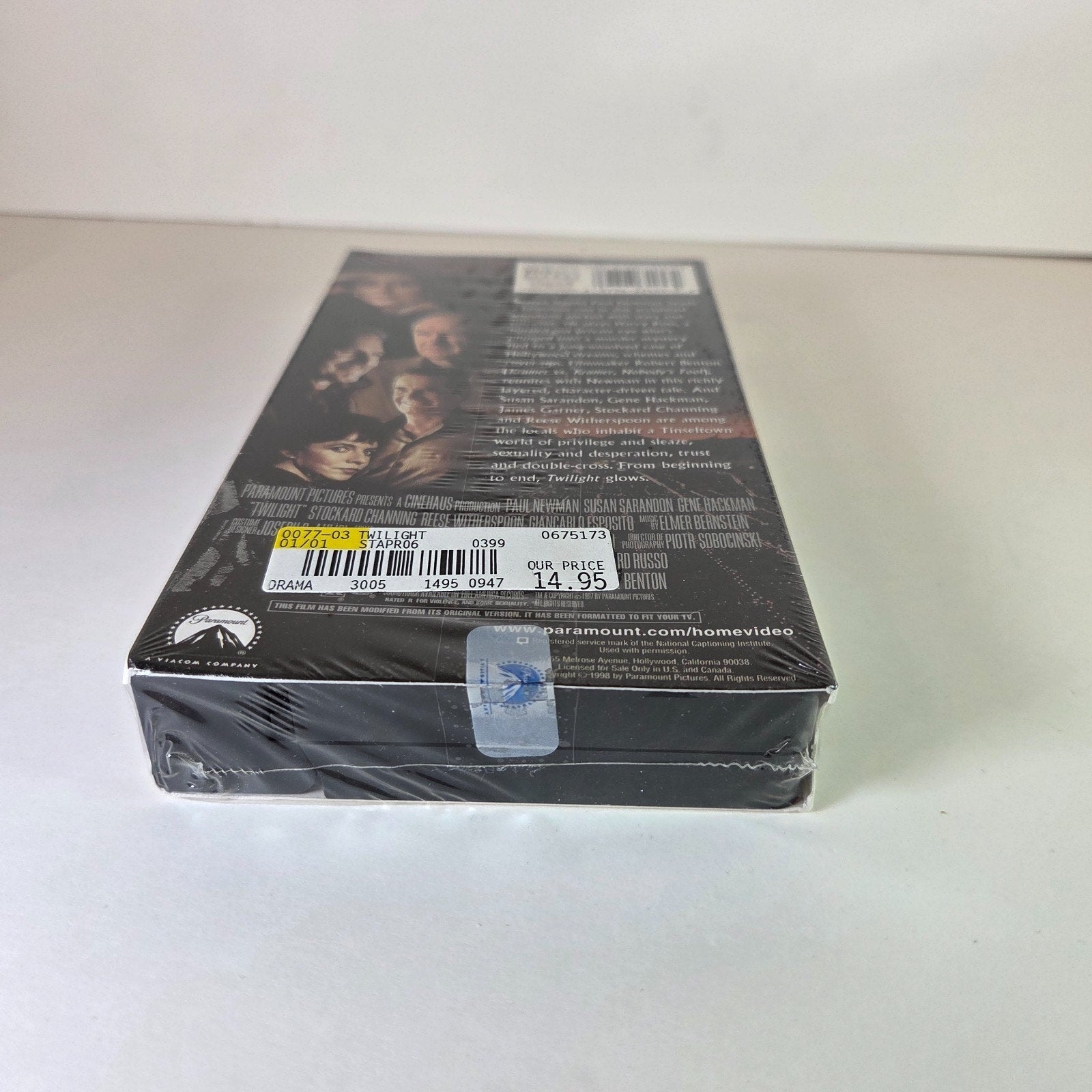 Twilight (VHS, 1998) Paul Newman, Susan Sarandon, Gene Hackman