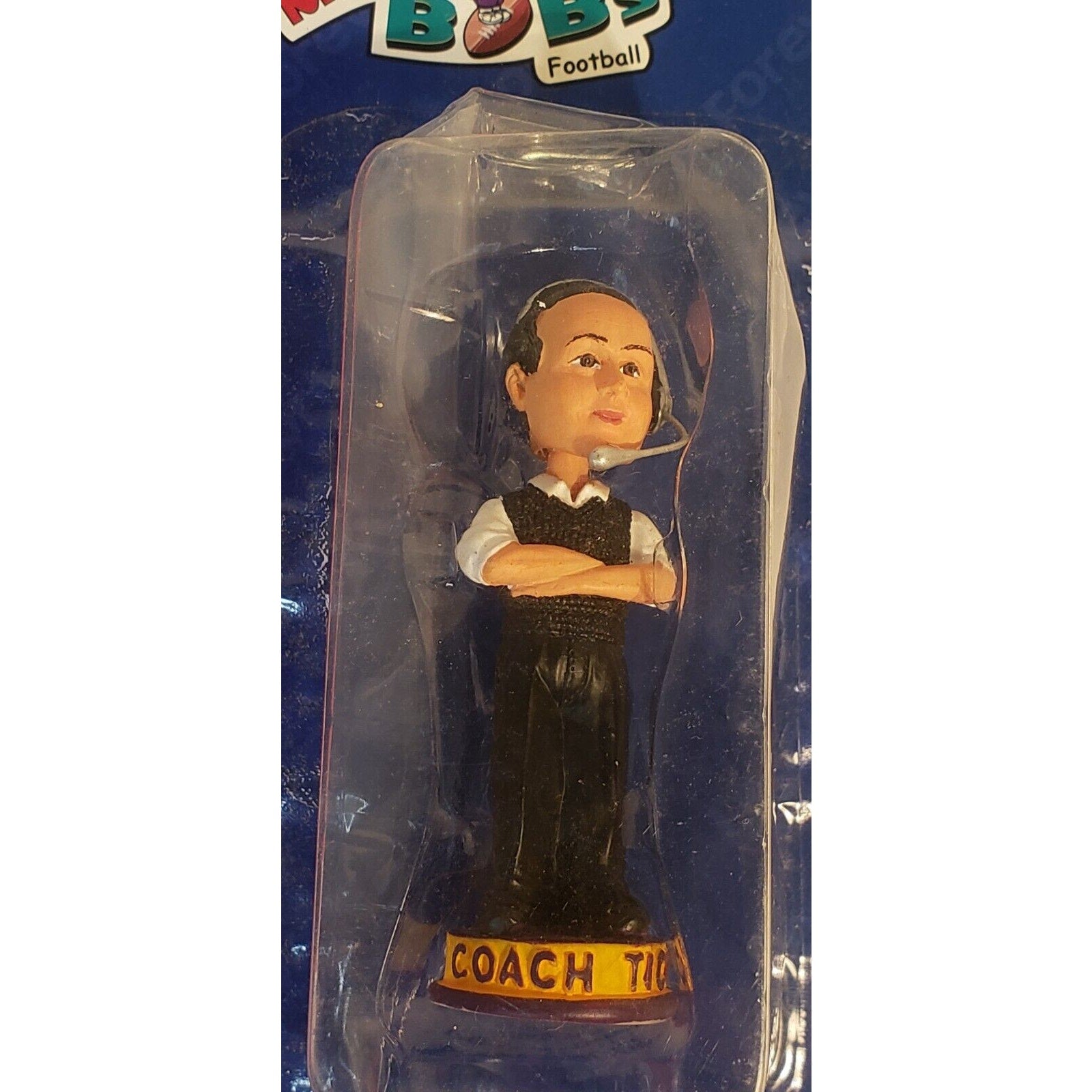 Vintage Mike Tice Mini Bobs Forever Collectibles Bobblehead MN Vikings Coach