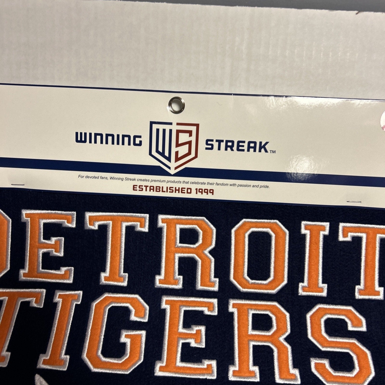 Detroit Tigers Wool Blend MLB Champions Banner, 24" x 36"