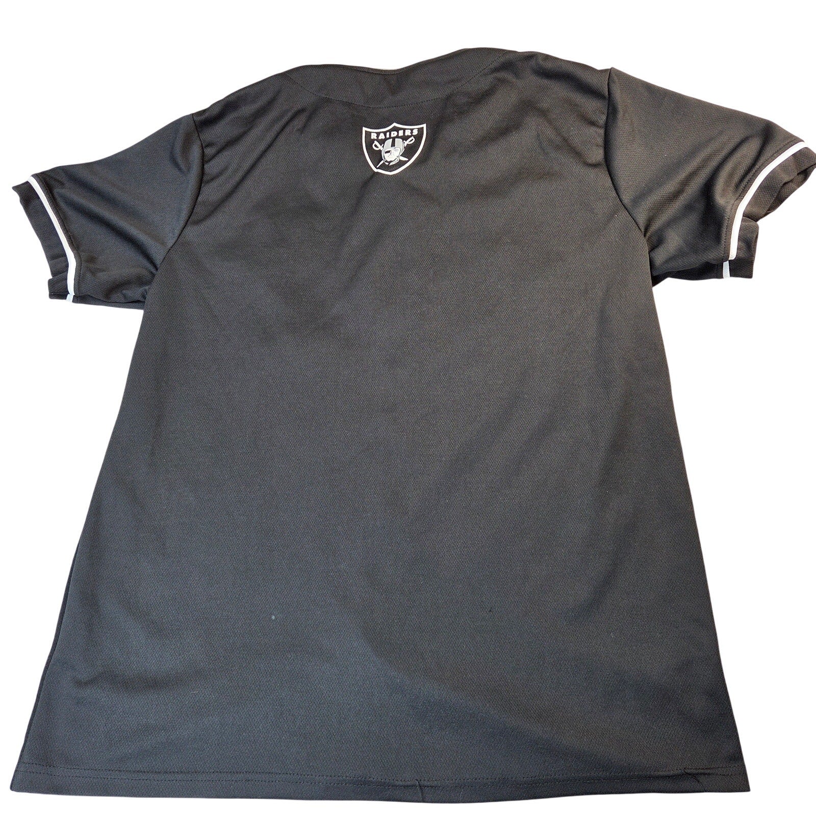 Las Vegas Raiders NFL Team Apparel Baseball Style Jersey Size Large
