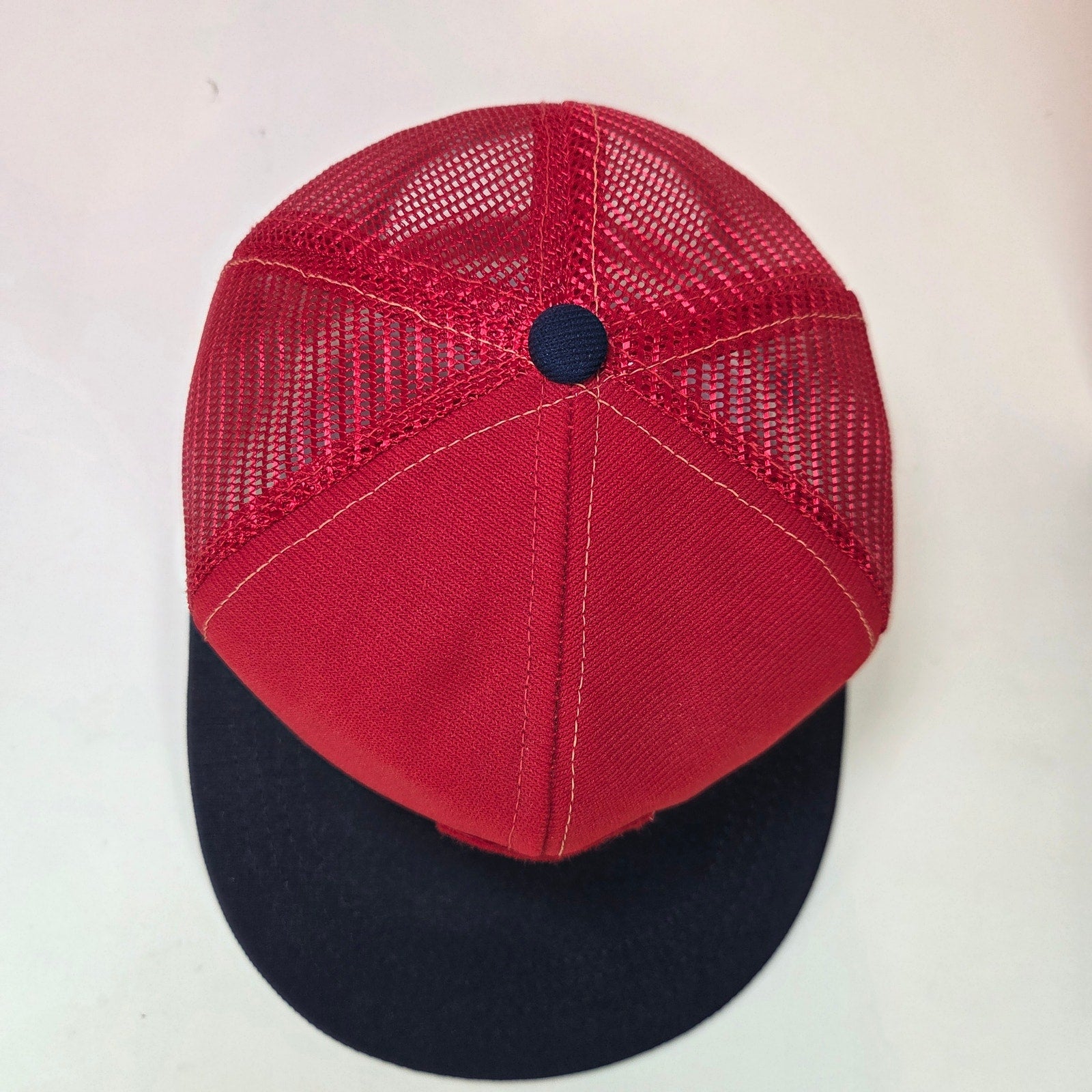 Vintage Minnesota Twins TC Logo Trucker Hat Red Mesh Snapback MLB
