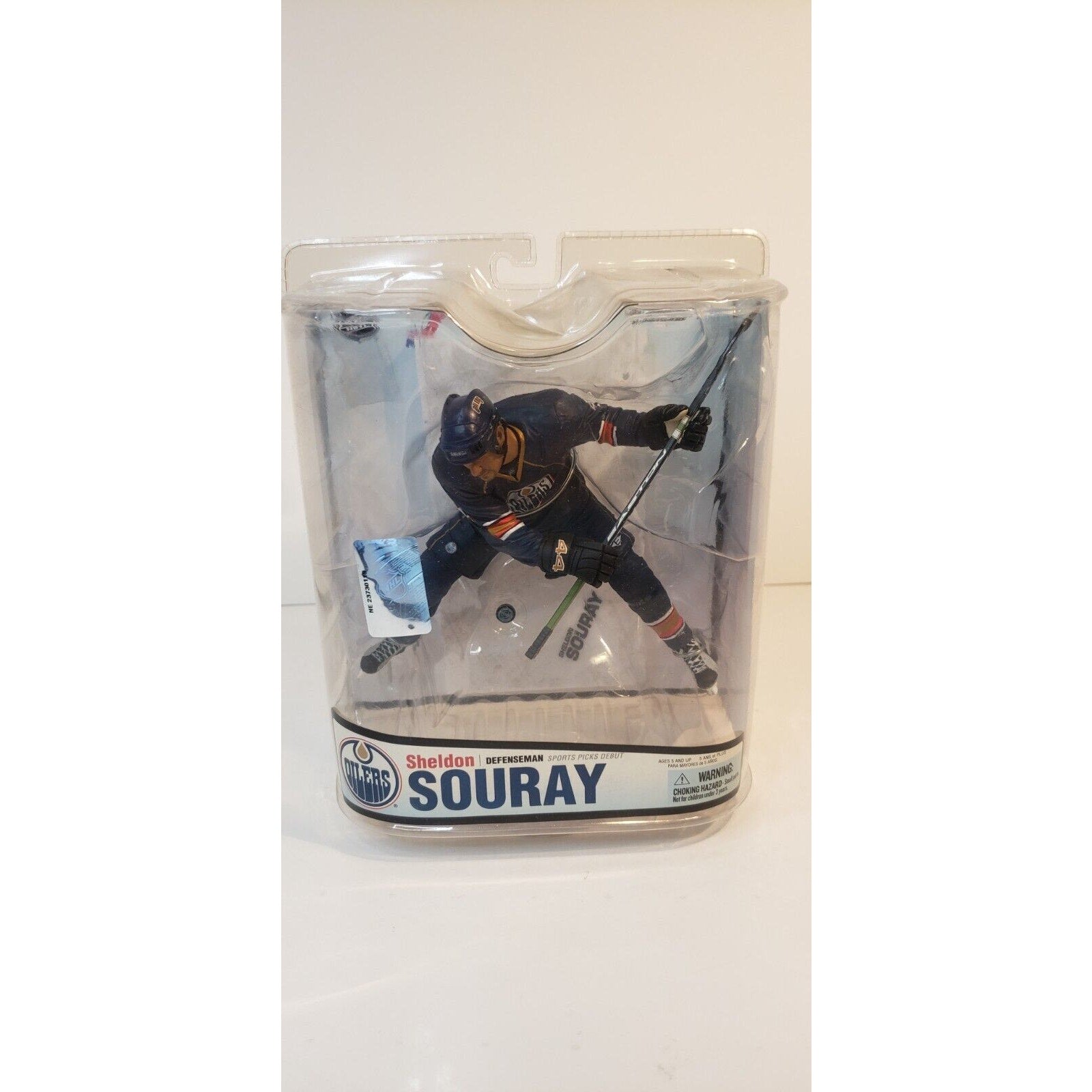 Sheldon Souray McFarlane NHL Series 18 Edmonton Oilers Blue Jersey NEW
