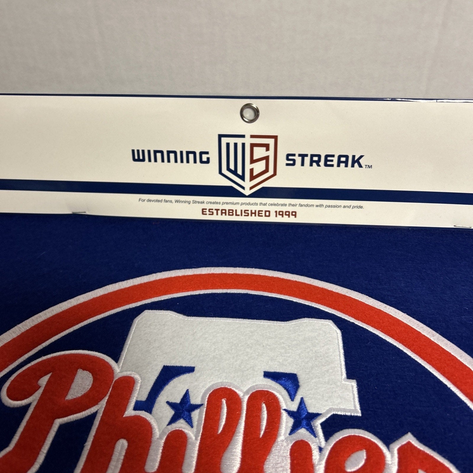 Philadelphia Phillies Wool Blend MLB Champions Banner, 24" x 36"