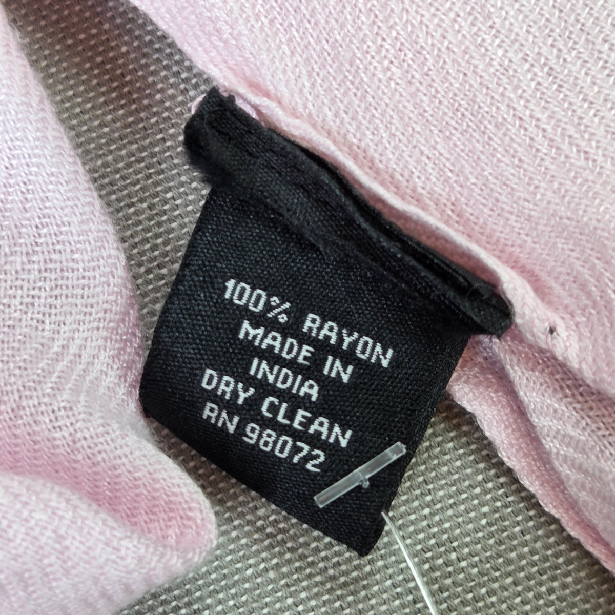 Van Heusen Pink Rayon Scarf Fringe Lightweight Wrap 70x27 Style V113610650