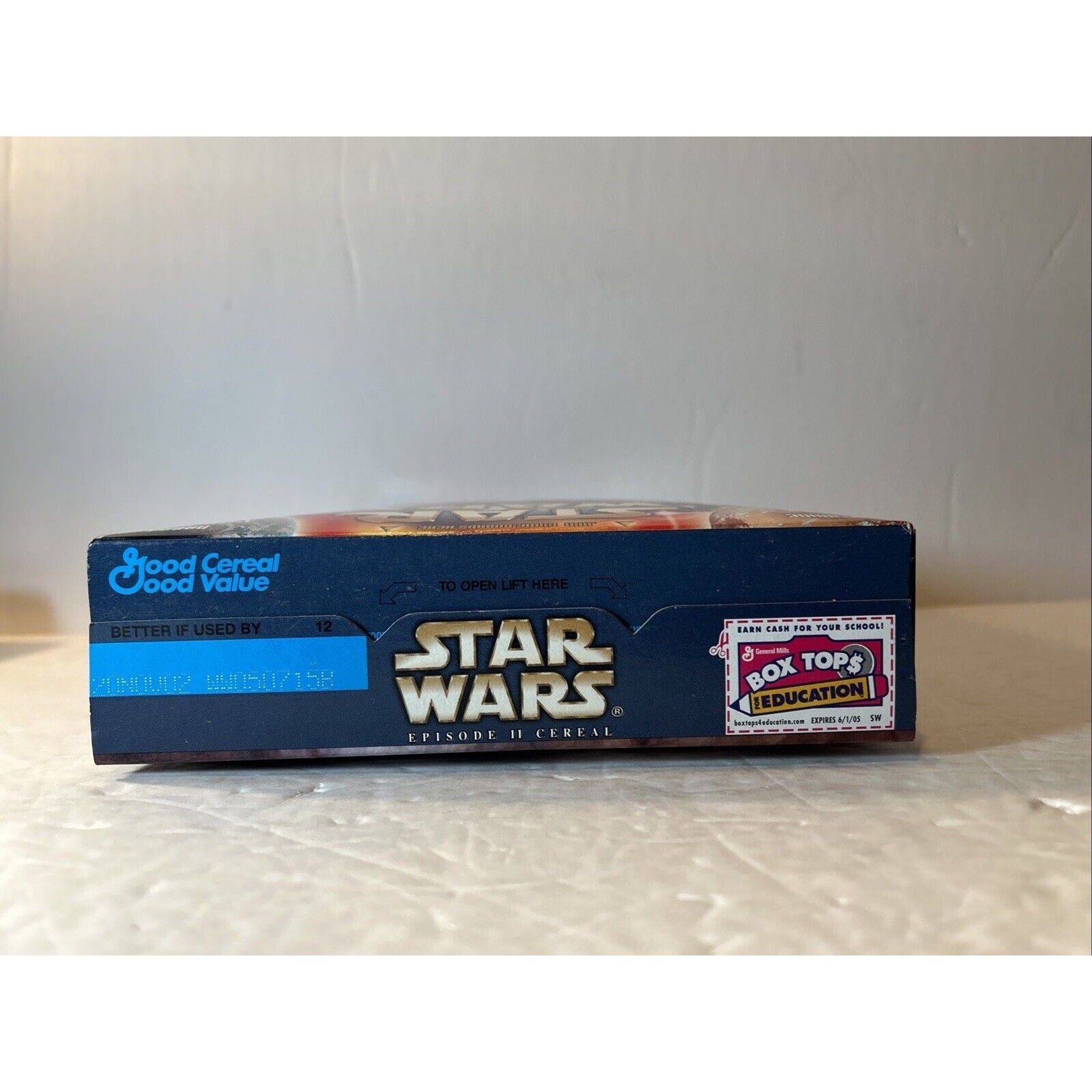 2002 General Mills Star Wars Episode II Sealed Cereal Boxes Collectors 1 & 2