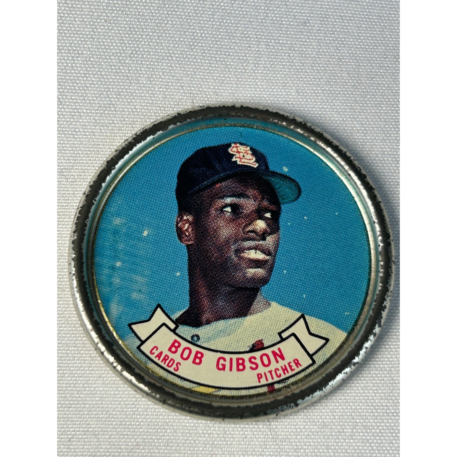 1964 Topps Baseball Coins Cardinals Bob Gibson Curt Flood Vintage Lot