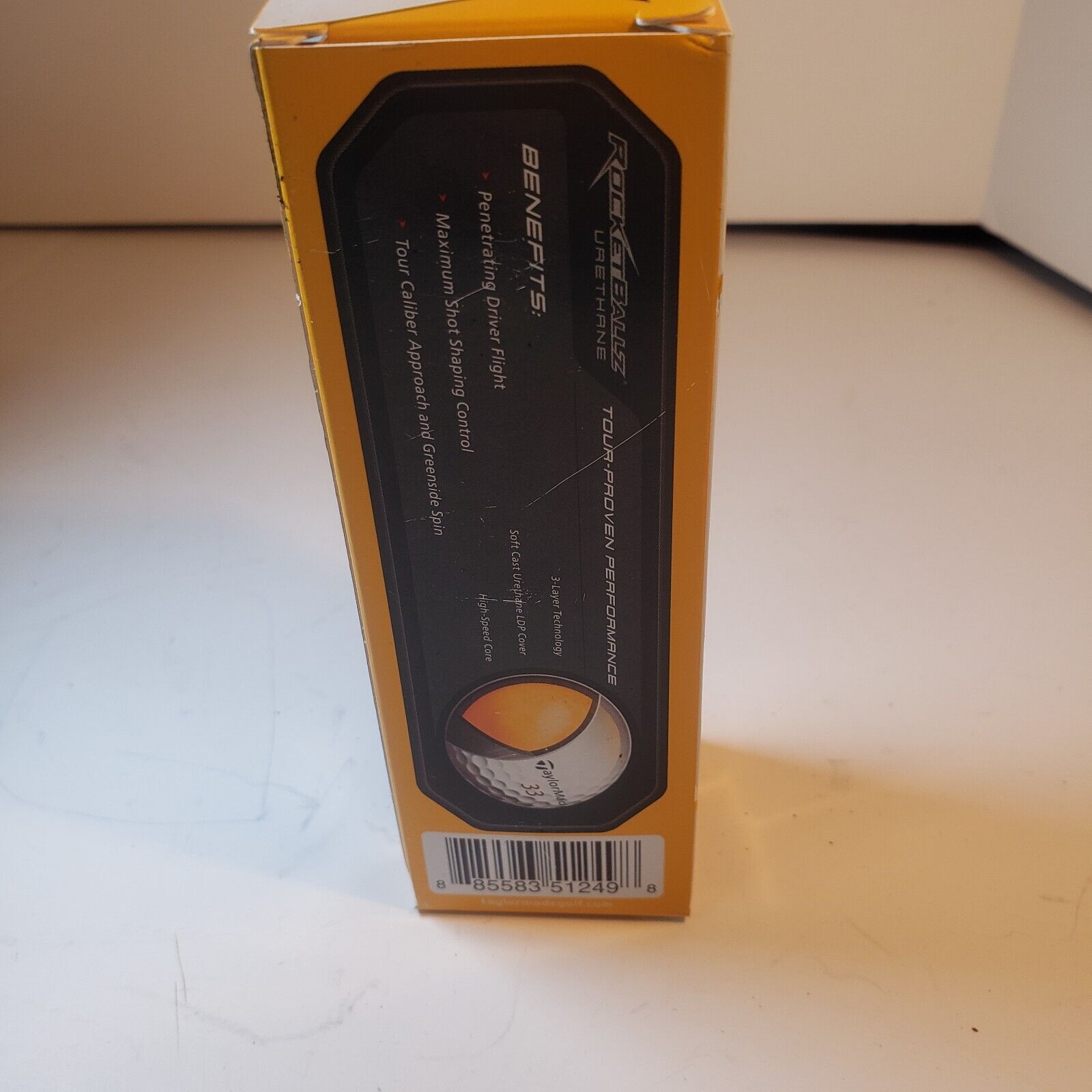 TaylorMade RocketBallz Golf Balls, 1 Sleeve 3 balls