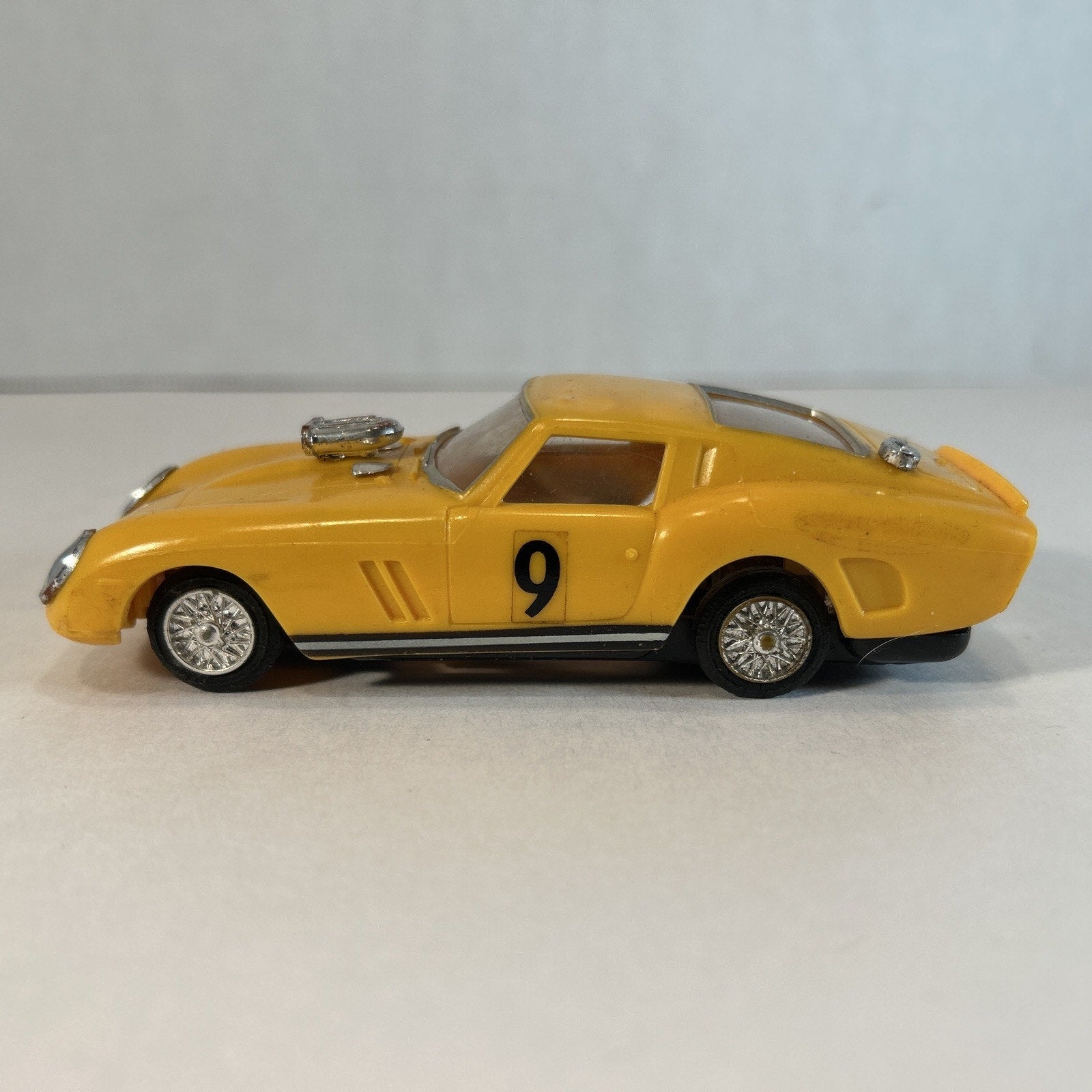 1960s Ideal Motorific Ferrari #9 Battery Operated Car w/ Original Display Case
