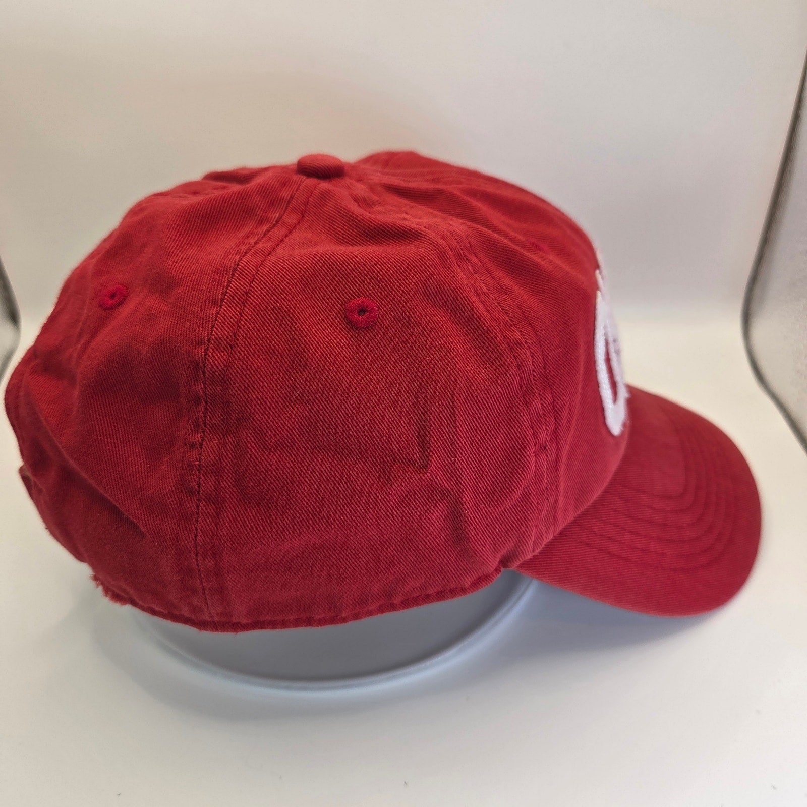 Oklahoma Sooners OKLA Top of the World Hat Red Cotton Claspback