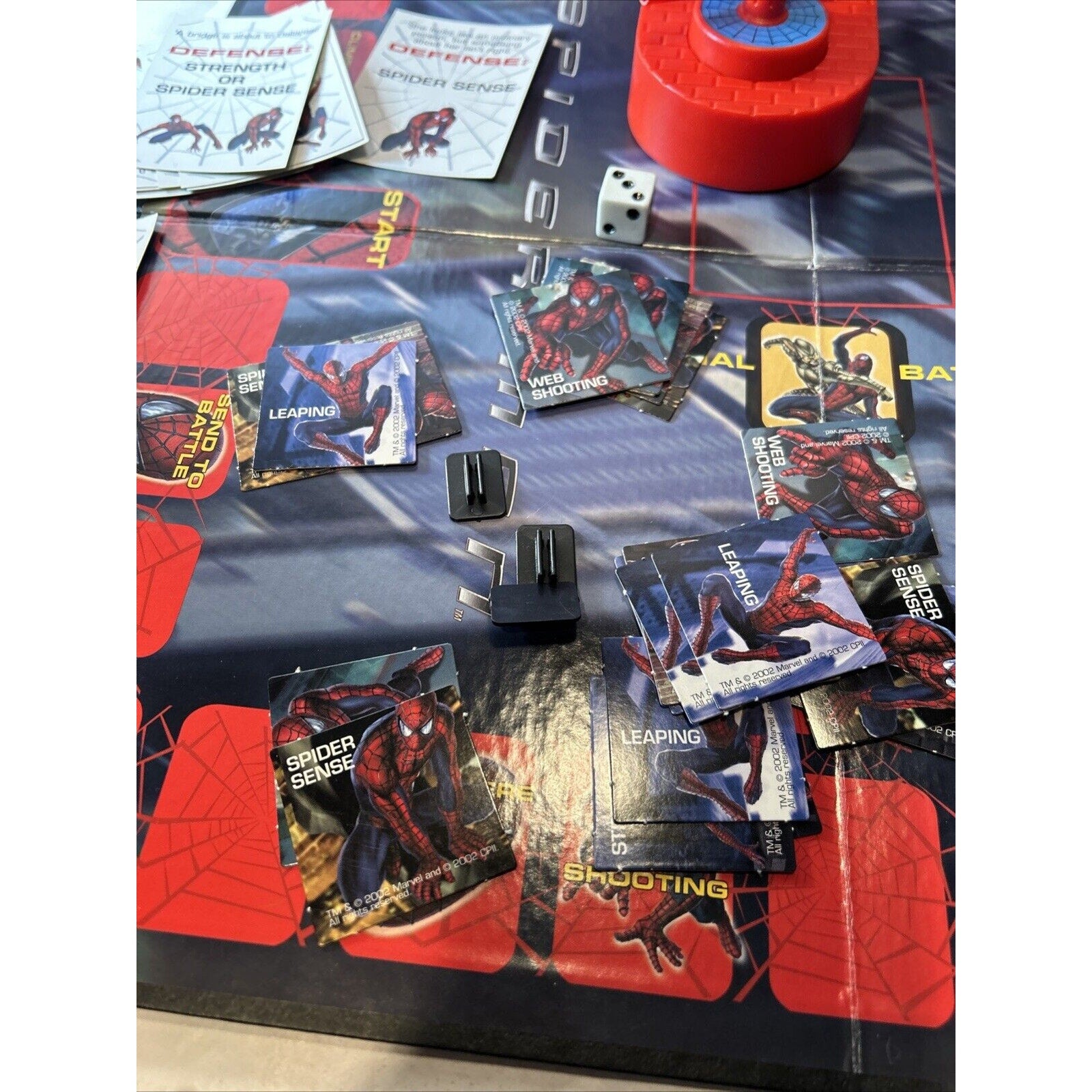Spider-Man Vs The Green Goblin Board Game Marvel Pressman 2002