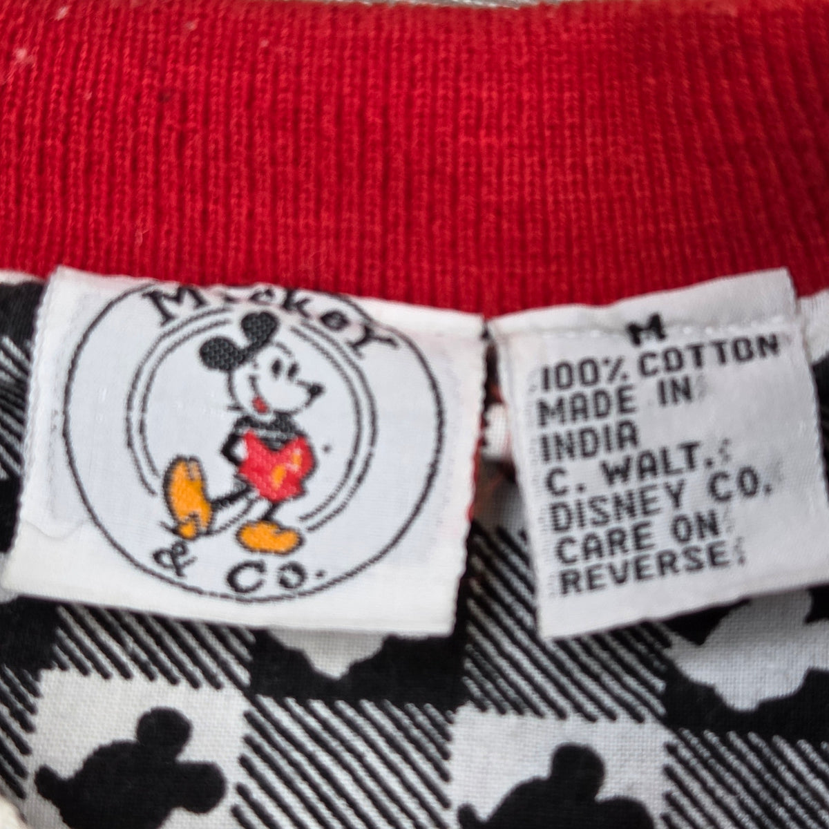 Vintage 1992 Mickey & Co Disney World Tour 1001 Hellos Varsity Jacket M