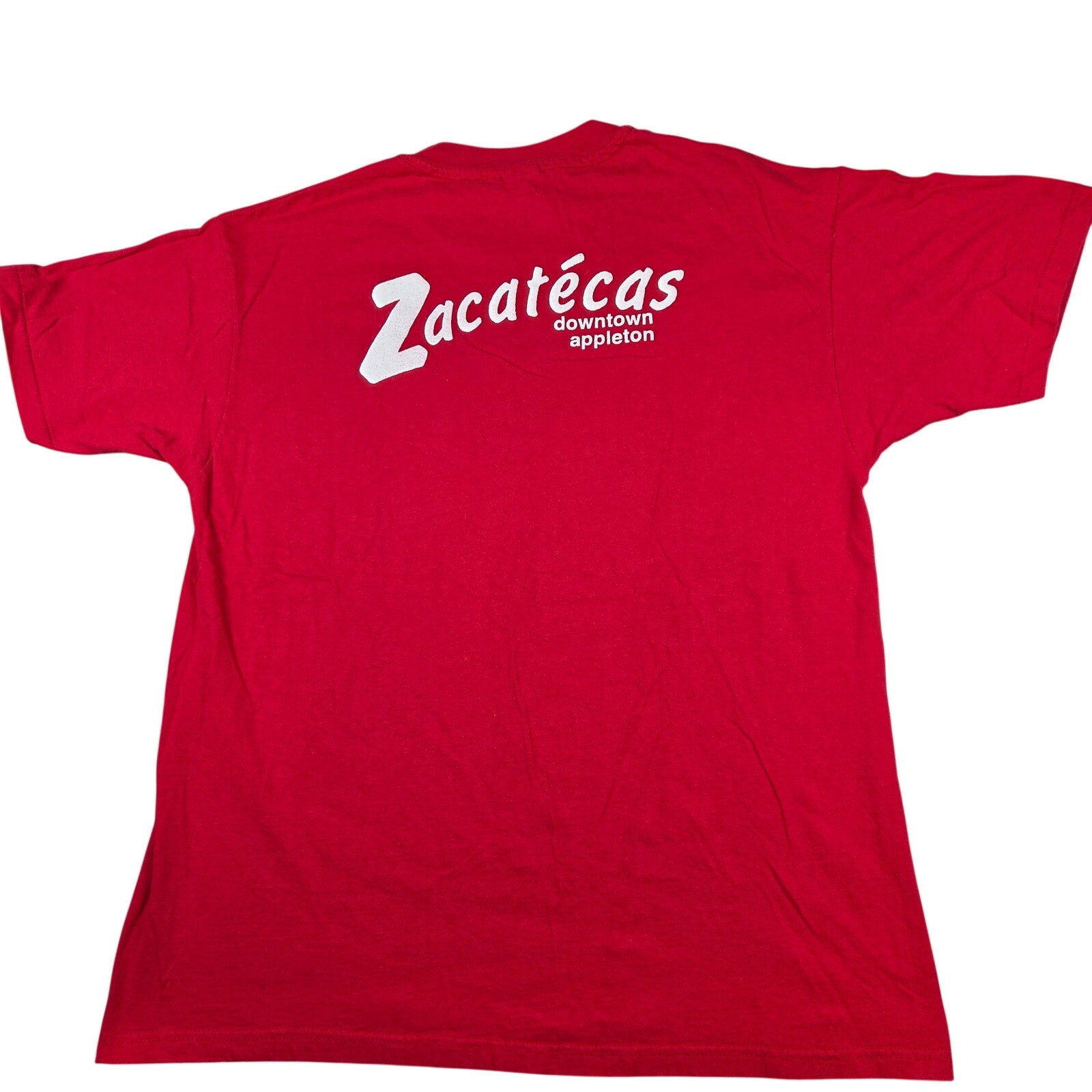Vintage Hanes Beefy-T Zacatecas Appleton WI Single Stitch Red T Shirt XL
