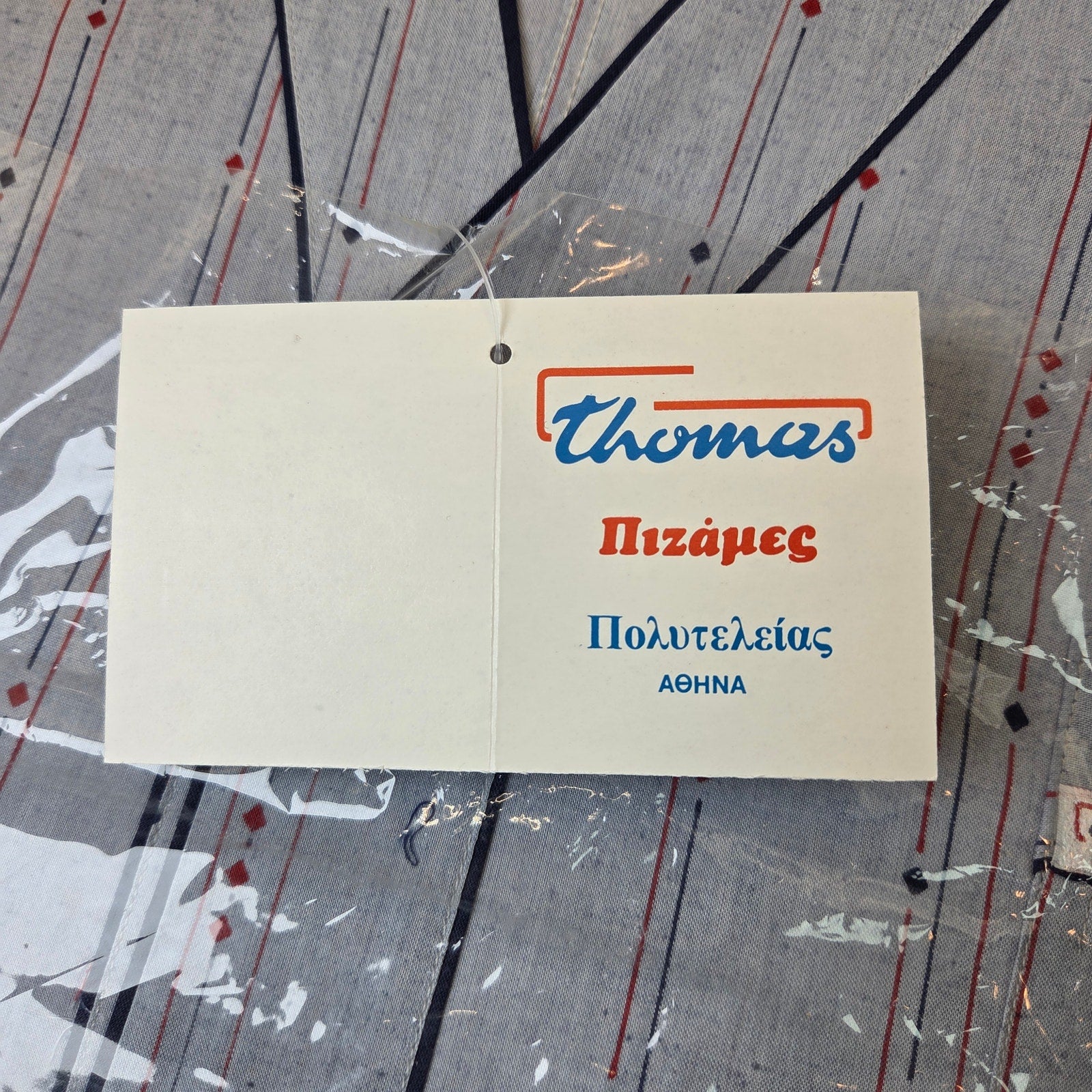 Thomas Athens Vintage Pajama Set NOS Greek Cotton Size 5 NWT Sealed