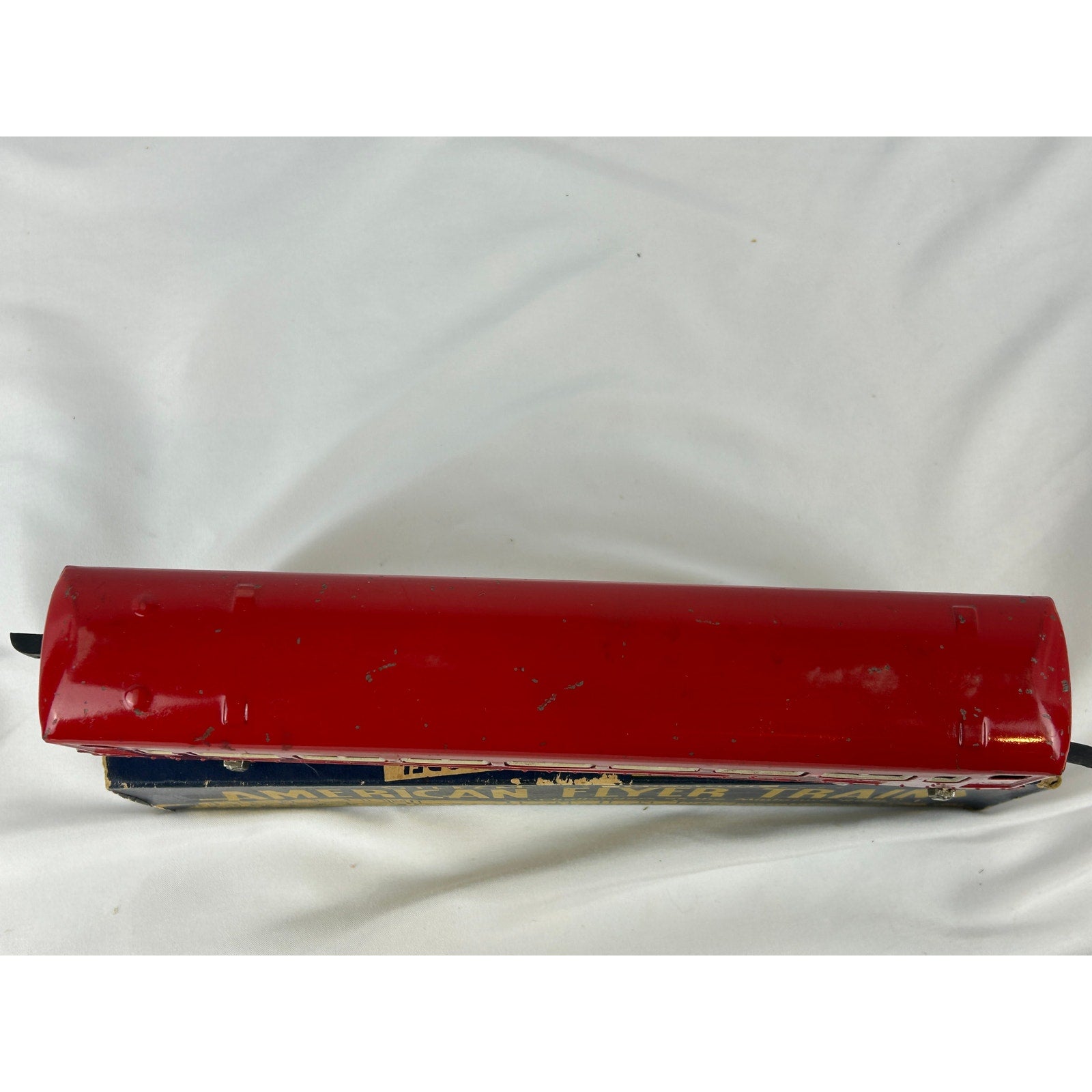 American Flyer 495 Red Passenger Car Prewar 3/16 O Gauge w Box
