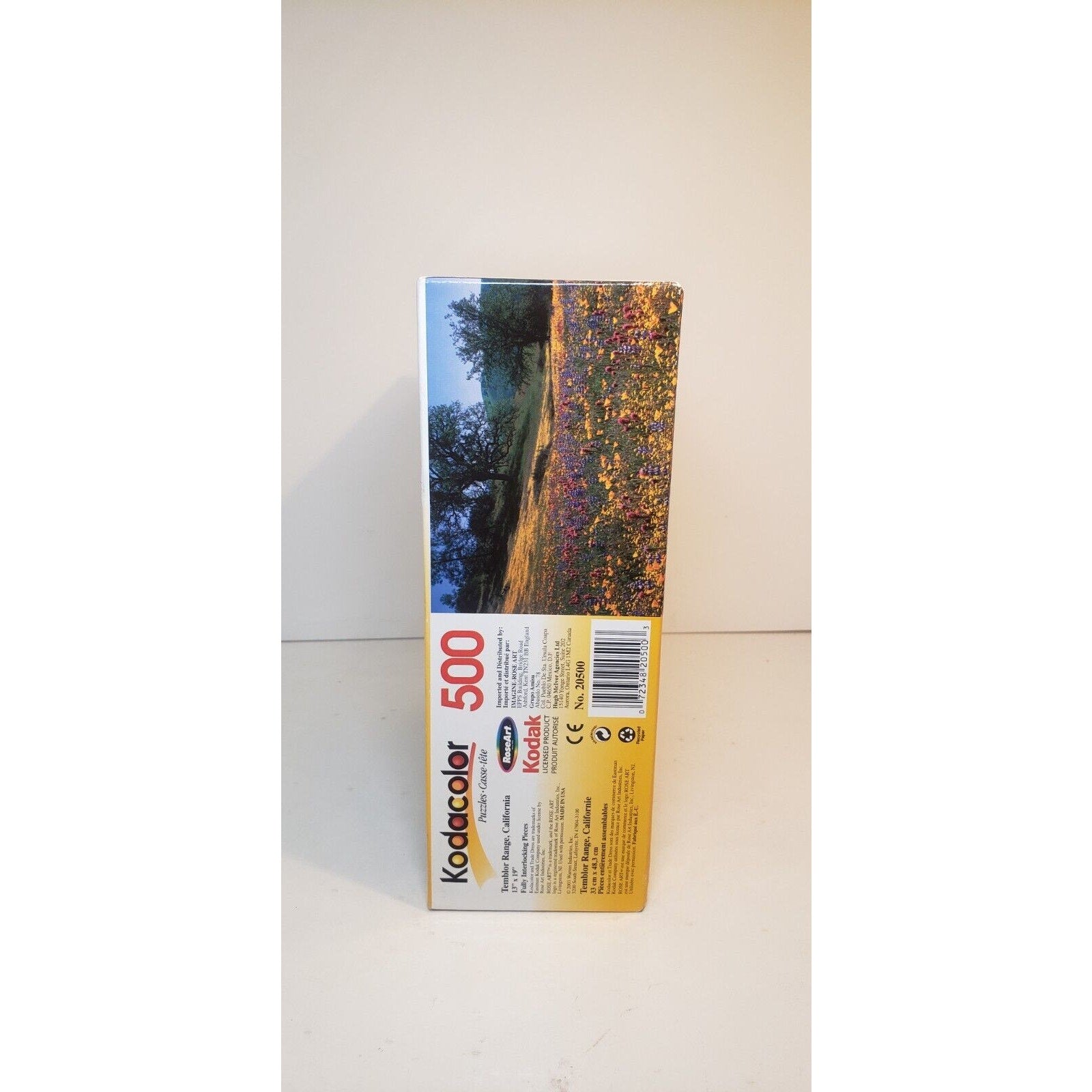 Kodacolor Tremblor Range California 500 Piece Jigsaw Puzzle Kodak Sealed