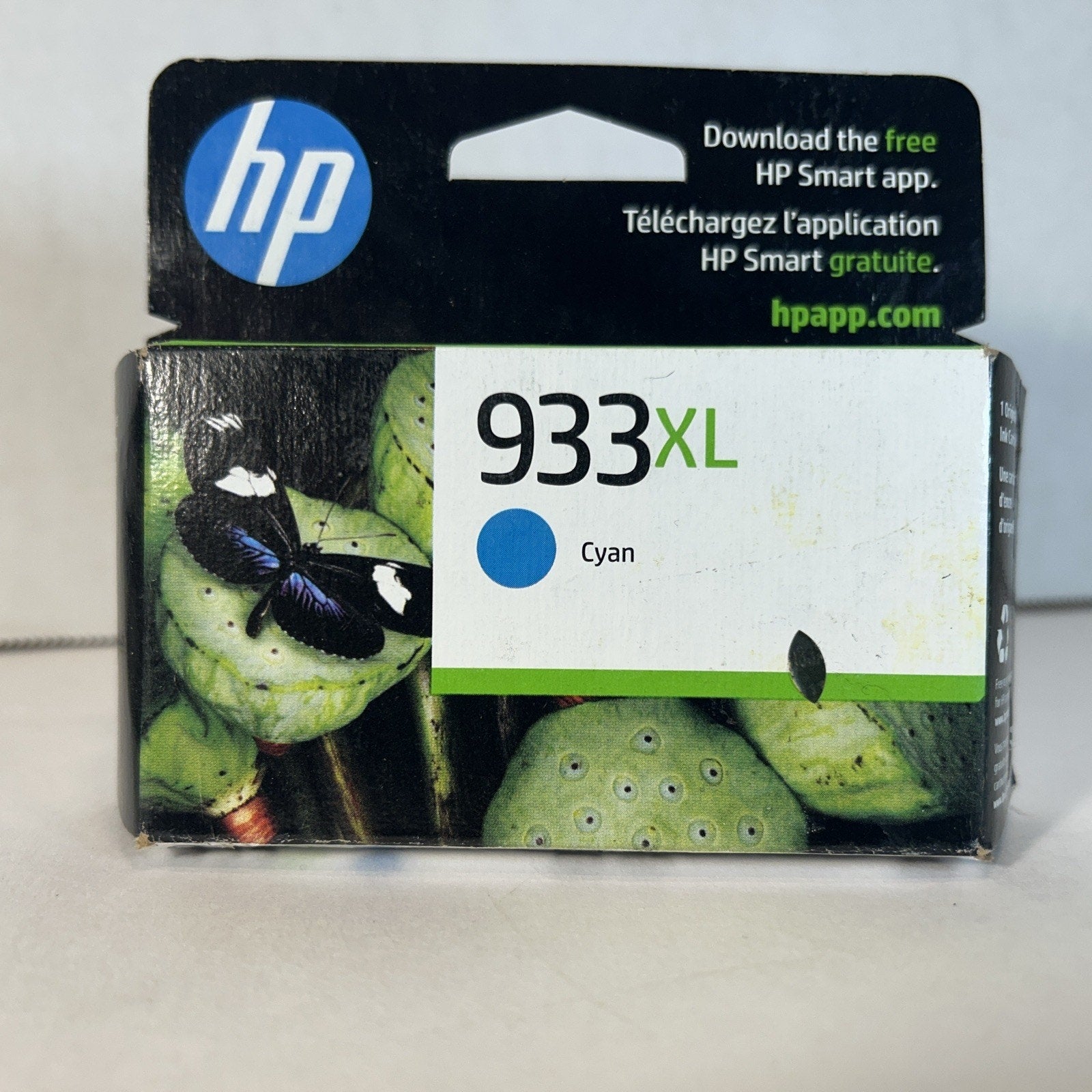 HP 933XL Cyan Ink Cartridge Genuine OEM CN054AN New Sealed Box HP