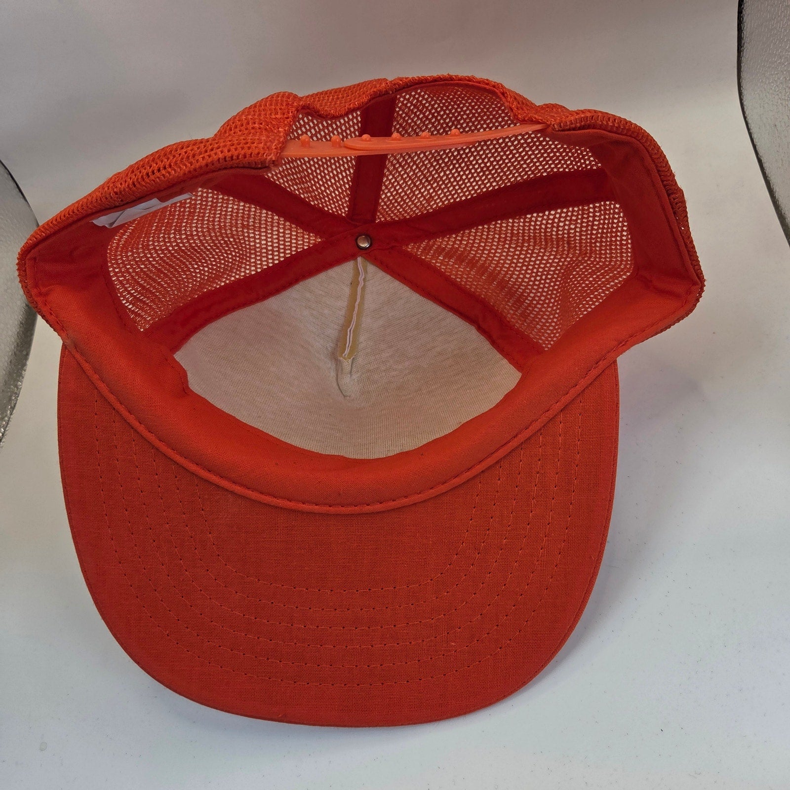 Vintage Trust Worthy Hardware Mesh Snapback Trucker Hat Taiwan Foam Front