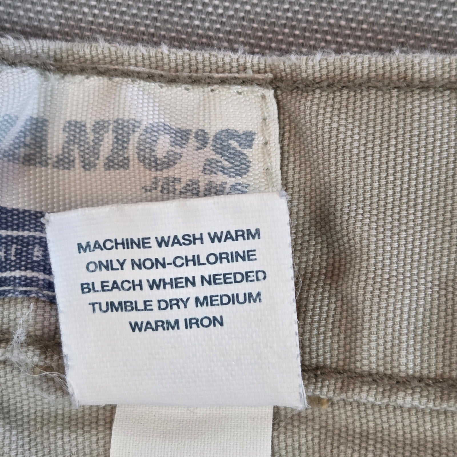Old Navy Mechanic’s Workwear Pants 34x34 Khaki Cotton Vintage 2002