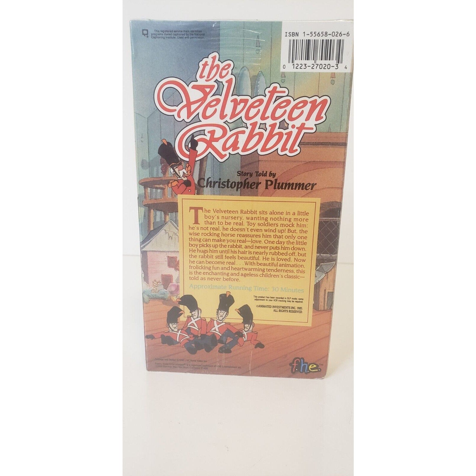 The Velveteen Rabbit VHS Preview Tape Factory Sealed Rare Promo