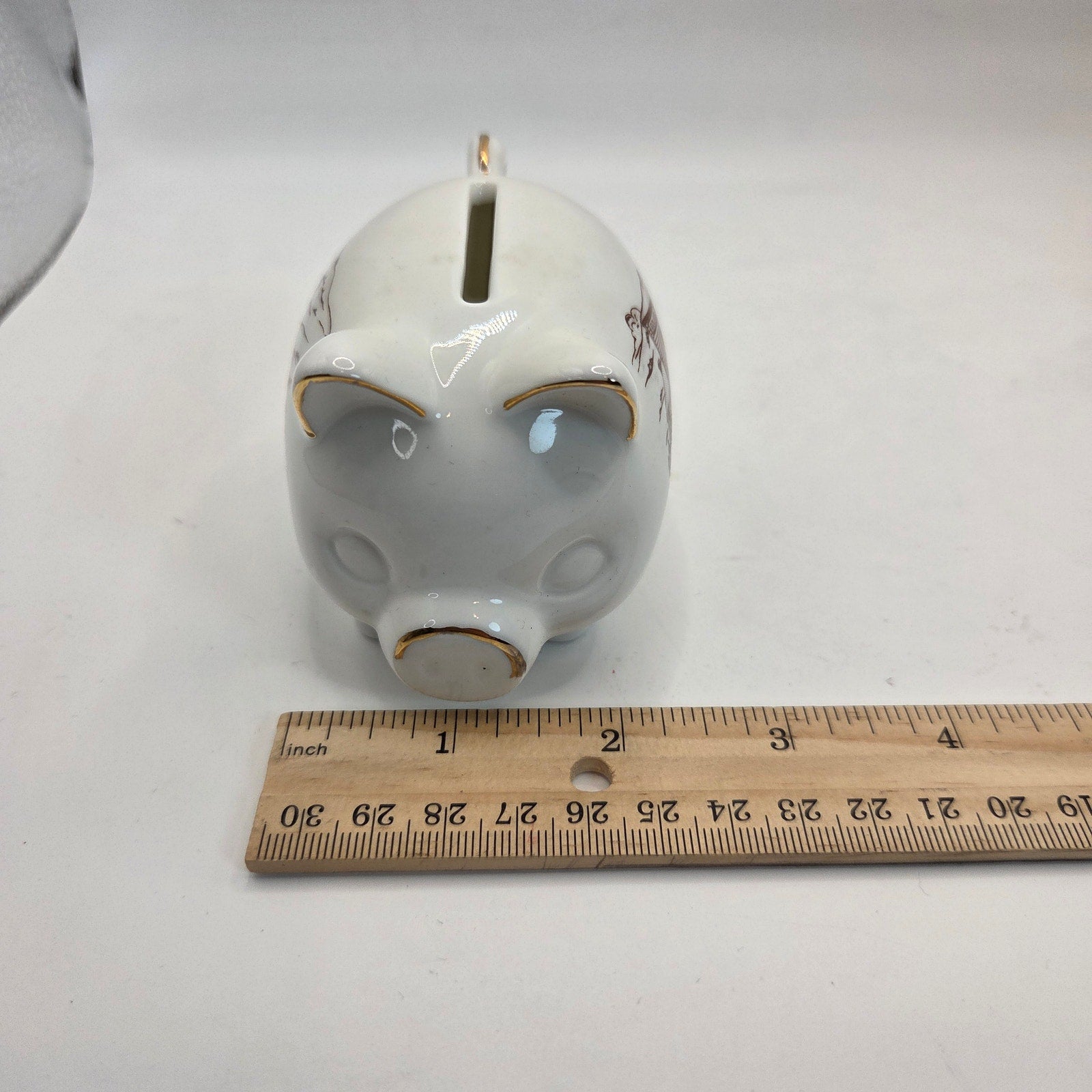 Vintage 1960s Dart Henderson NE JC Penney Golden Rule Store Souvenir Piggy Bank