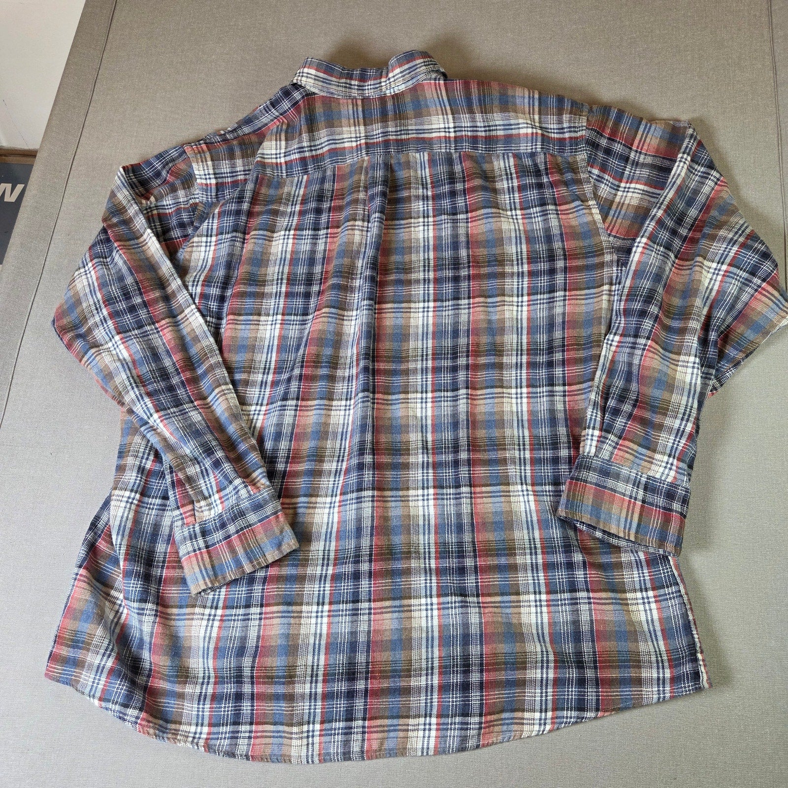 Peter Millar XXL Plaid Flannel Button-Down Shirt Long Sleeve Cotton