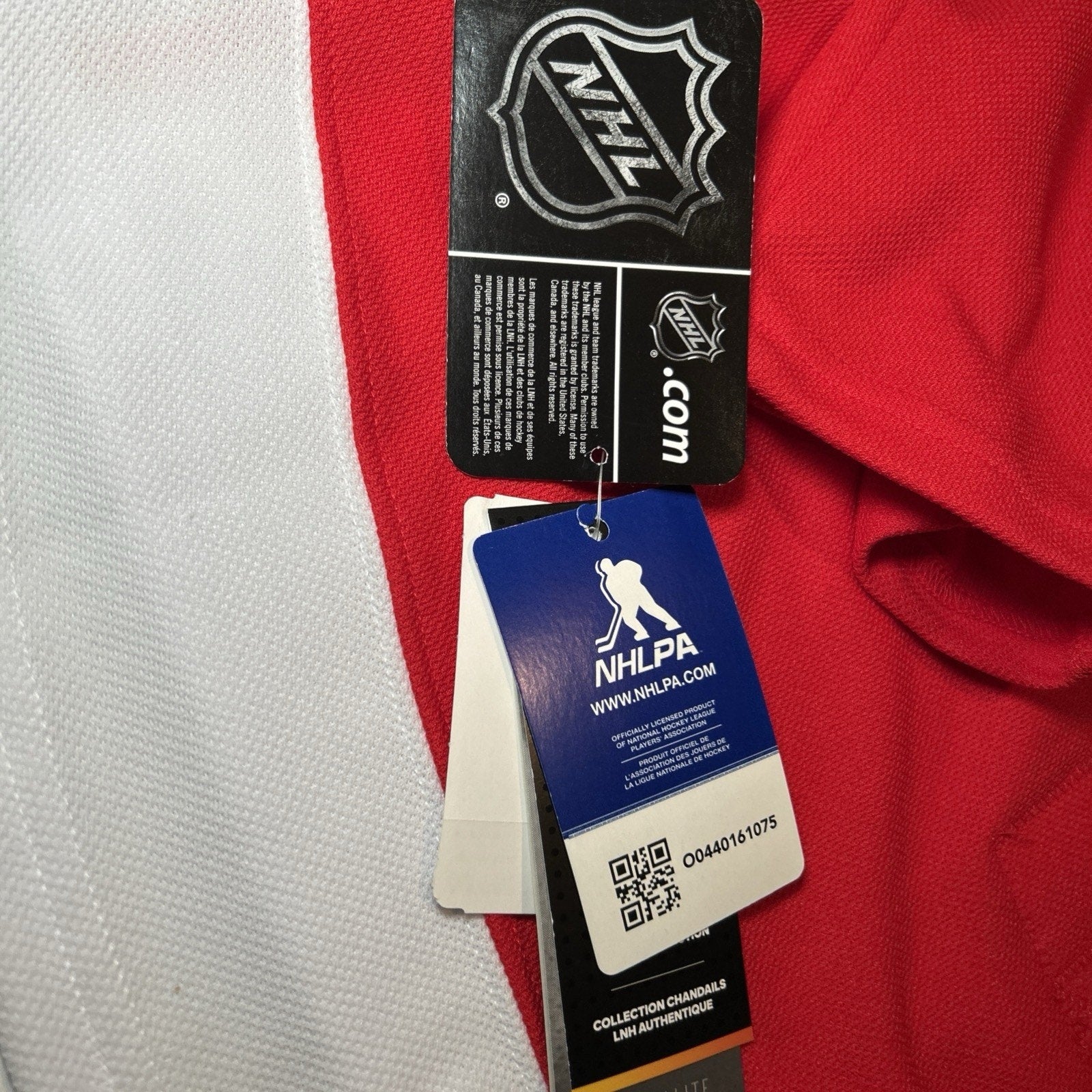 Dylan Larkin #71 Detroit Red Wings Adidas Climalite NHL Jersey Size 50