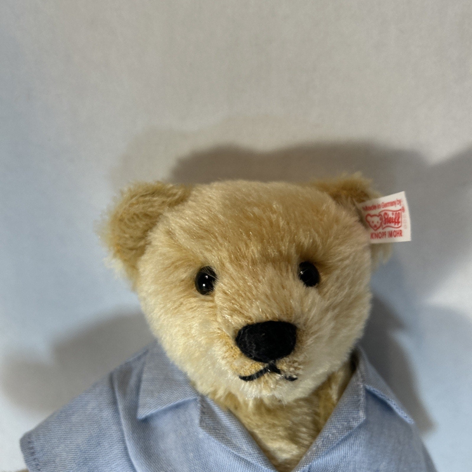 Steiff Zodiac Aries Bear Leontine 30.03.1991 9" Ltd Edition w/ Shirt & Tags