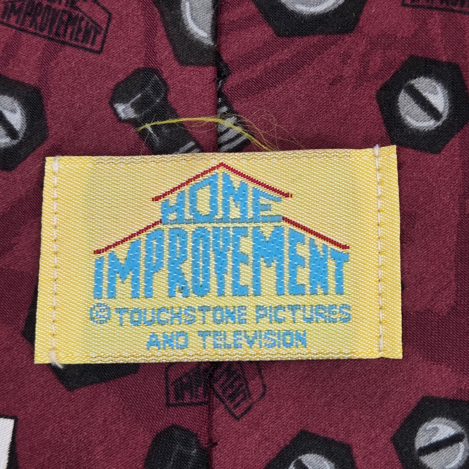 Vintage Home Improvement Binford Tools Nuts & Bolts Novelty Tie USA 57"
