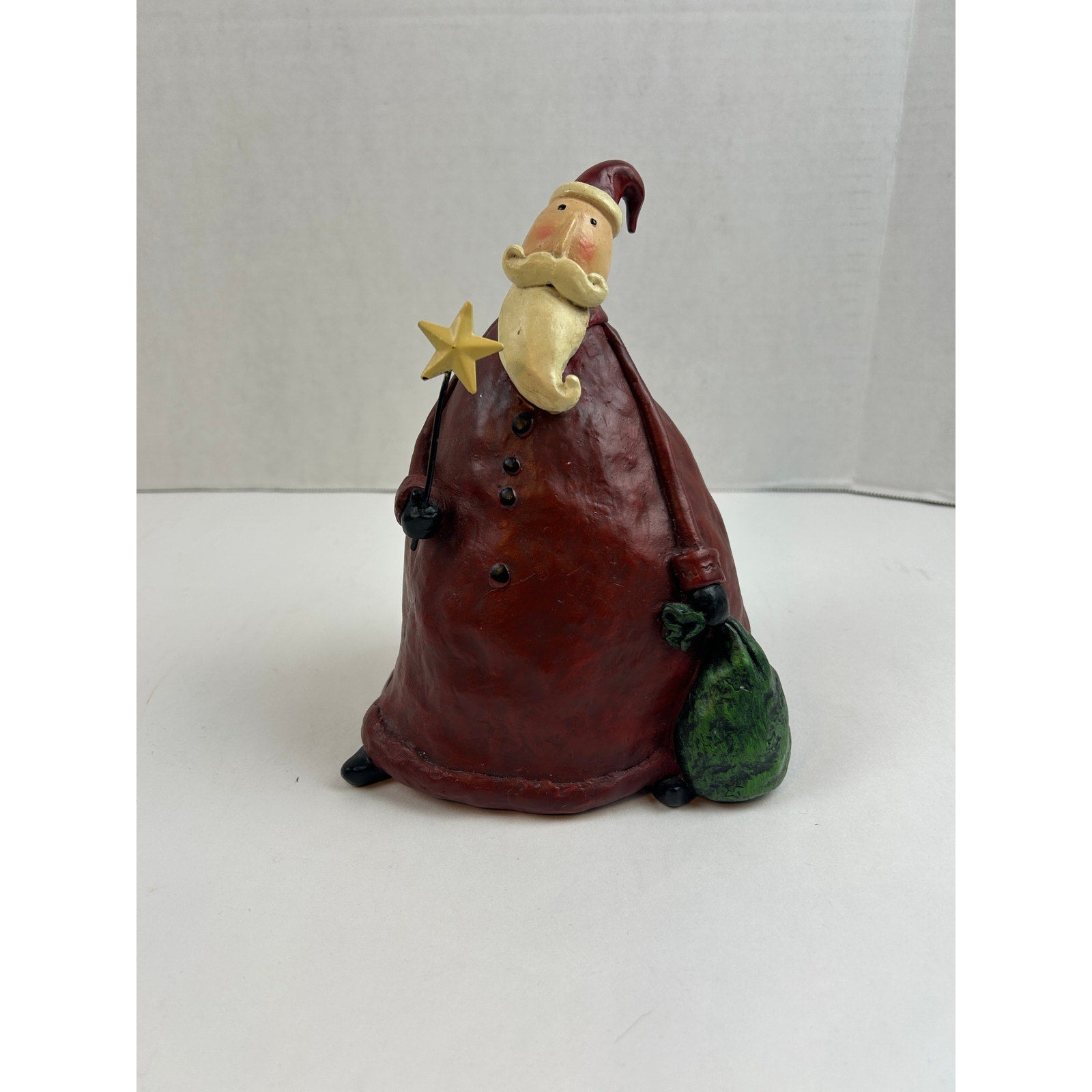 At Home America Slick St. Nick Santa Figurine Christmas Holiday Decor