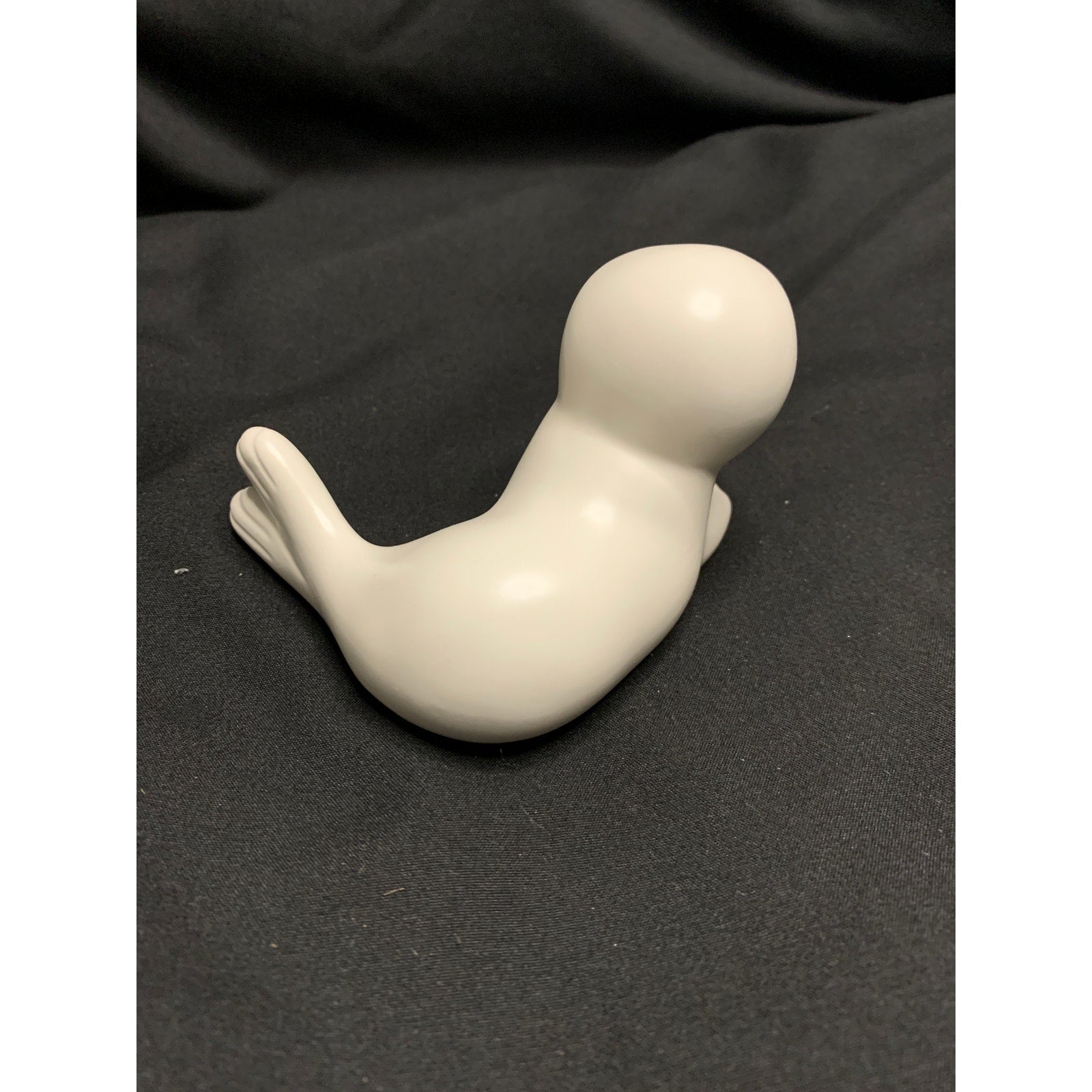 Vintage Home Interiors HOMCO Baby Seal Ceramic Figurines Pair 1145 Box