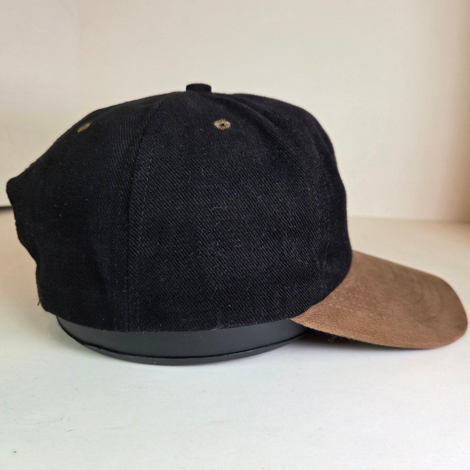Vintage Chevy Trucks Snapback Hat Swingster USA Made Black Brown Cap