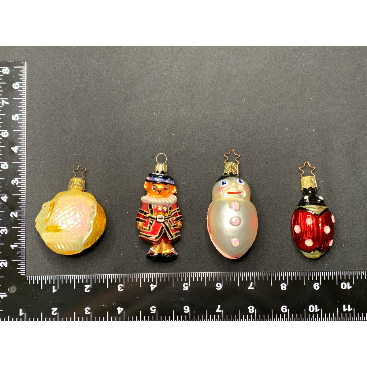 Christopher Radko Old World Christmas Glass Ornament Lot 12 Whiskers Beefeater