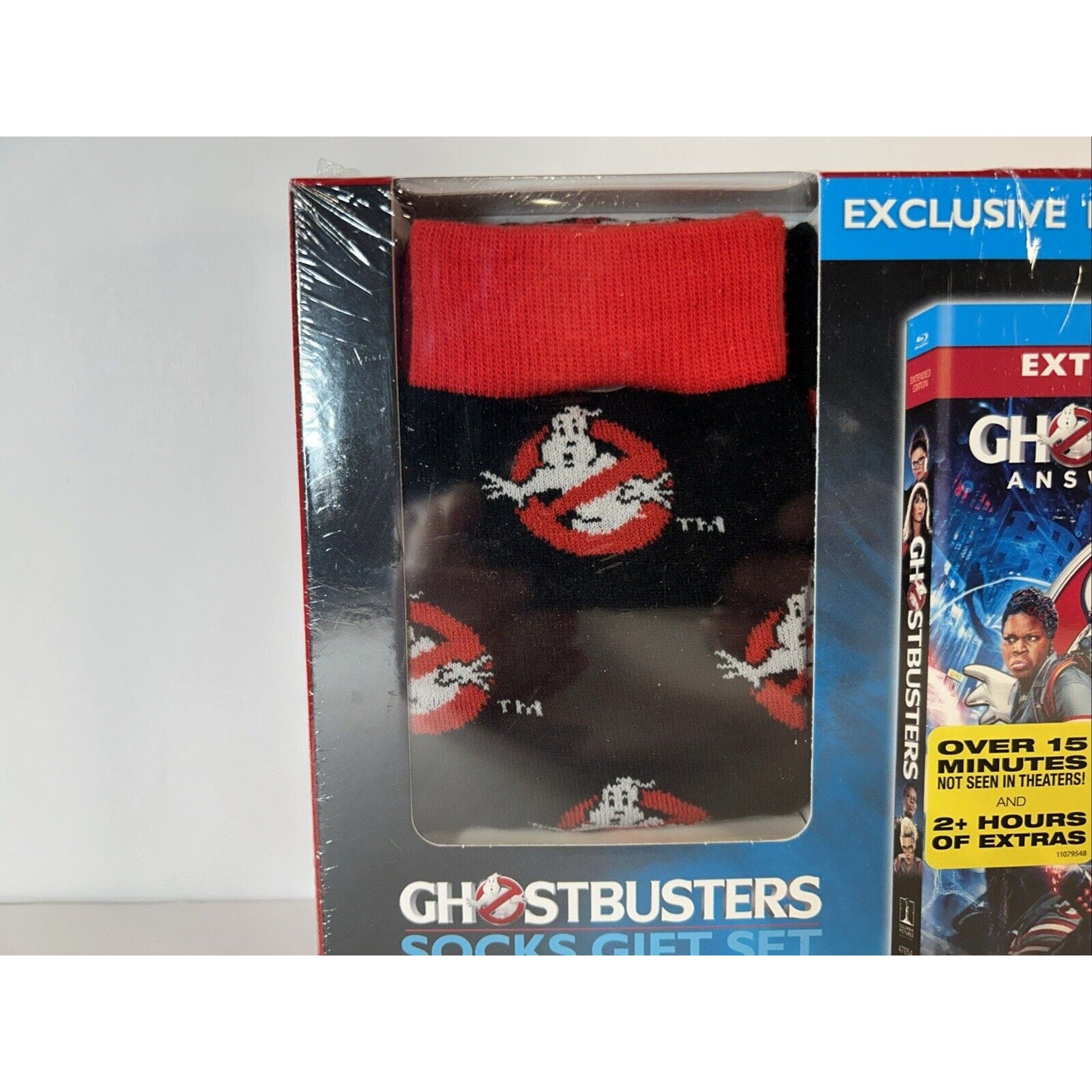 Ghostbusters Answer the Call w/Socks Gift Set (Blu-ray, 2016) Brand New Sealed