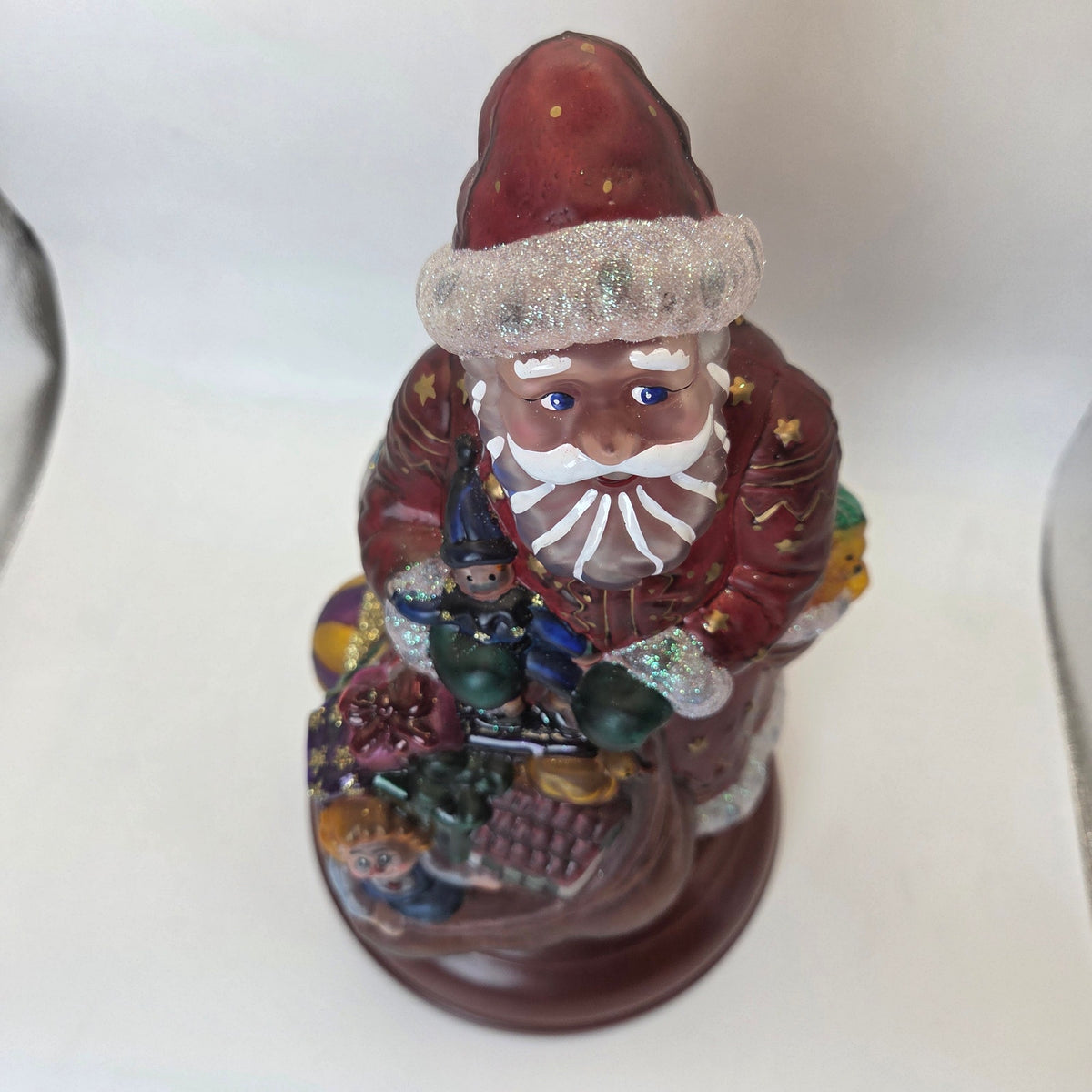 Merck Old World Christmas Legendary Father Christmas Light 2000 Boxed 10"
