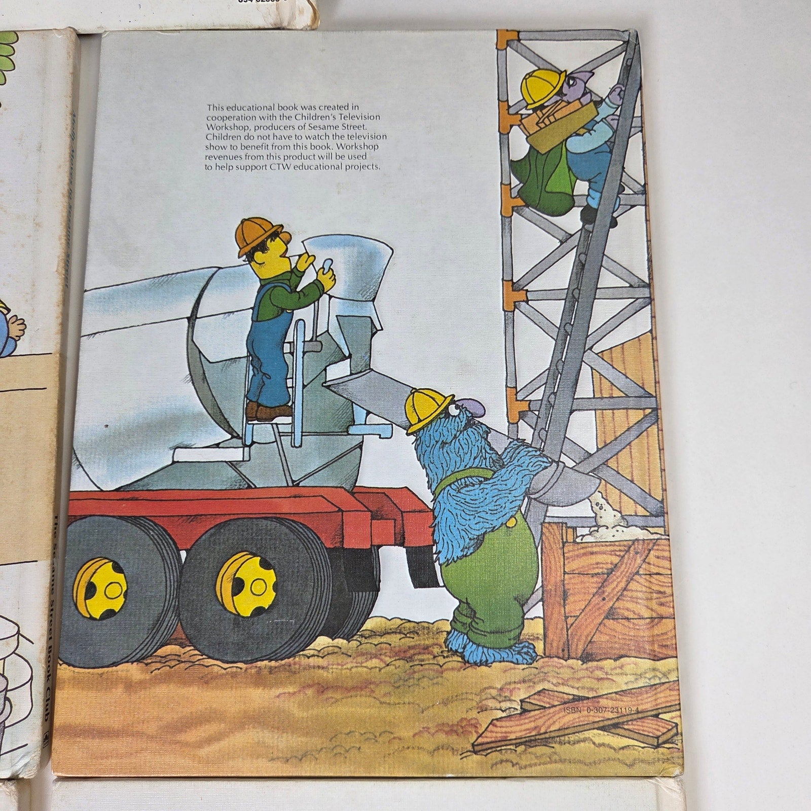 Sesame Street Vintage Book Lot 5 HC Books w Pop-Up Alphabet Book 1977