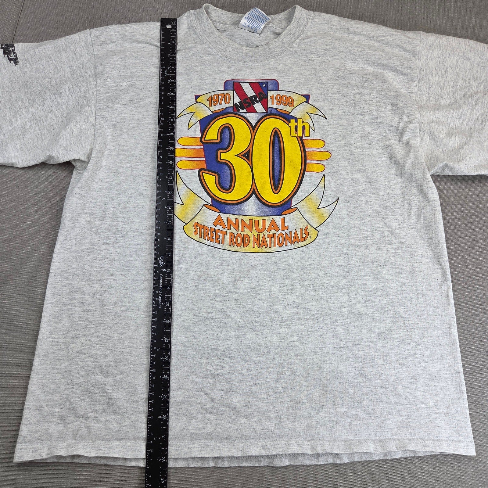 Vintage 1999 NSRA 30th Annual Street Rod Nationals Gildan T-Shirt XL Hot Rod
