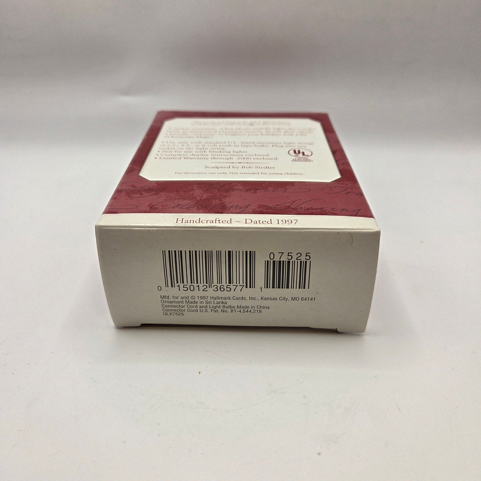 Hallmark Chris Mouse Luminaria 1997 Magic Ornament 13th Series Light Up