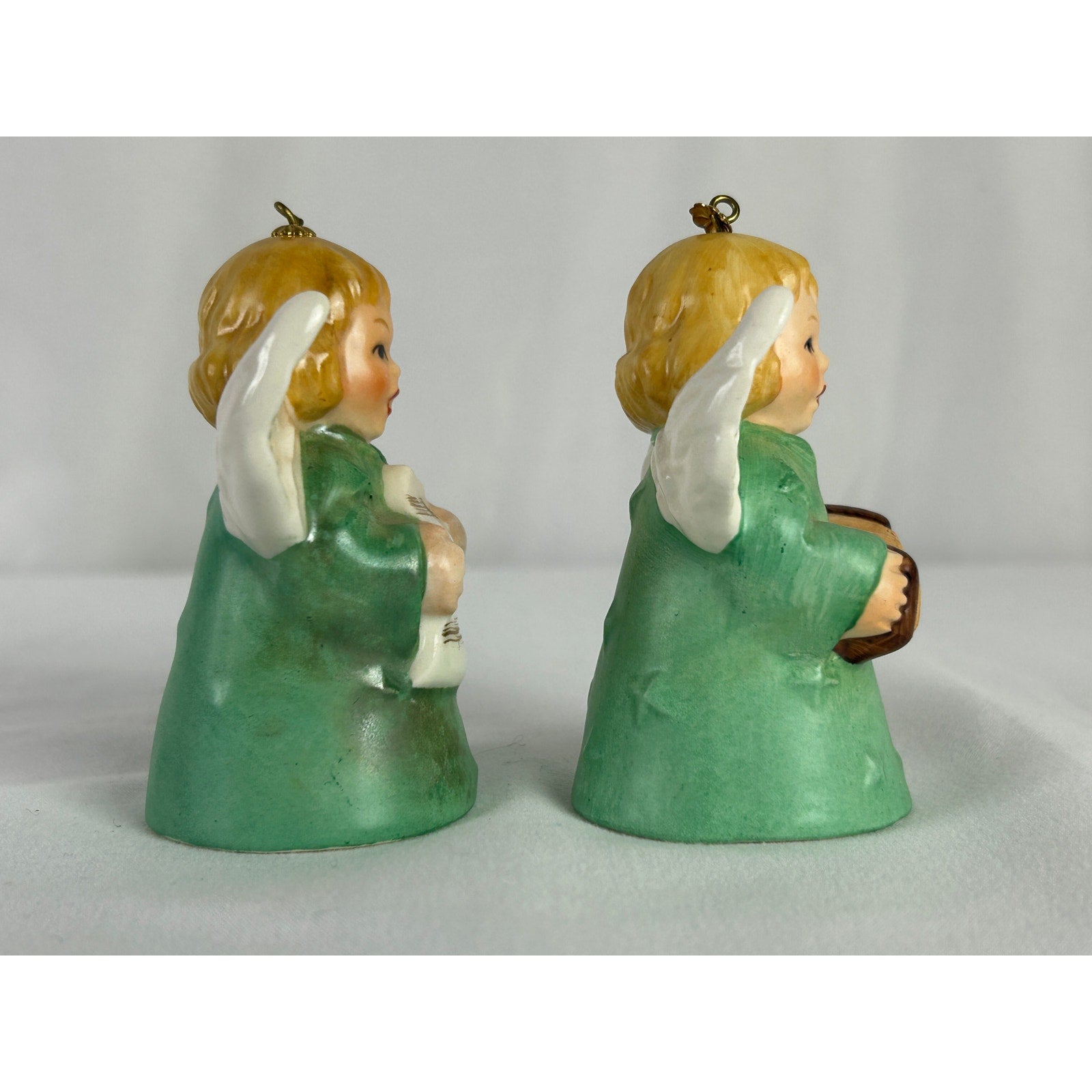 Goebel W Germany Angel Bell Ornament Set 1979 Musician Choir