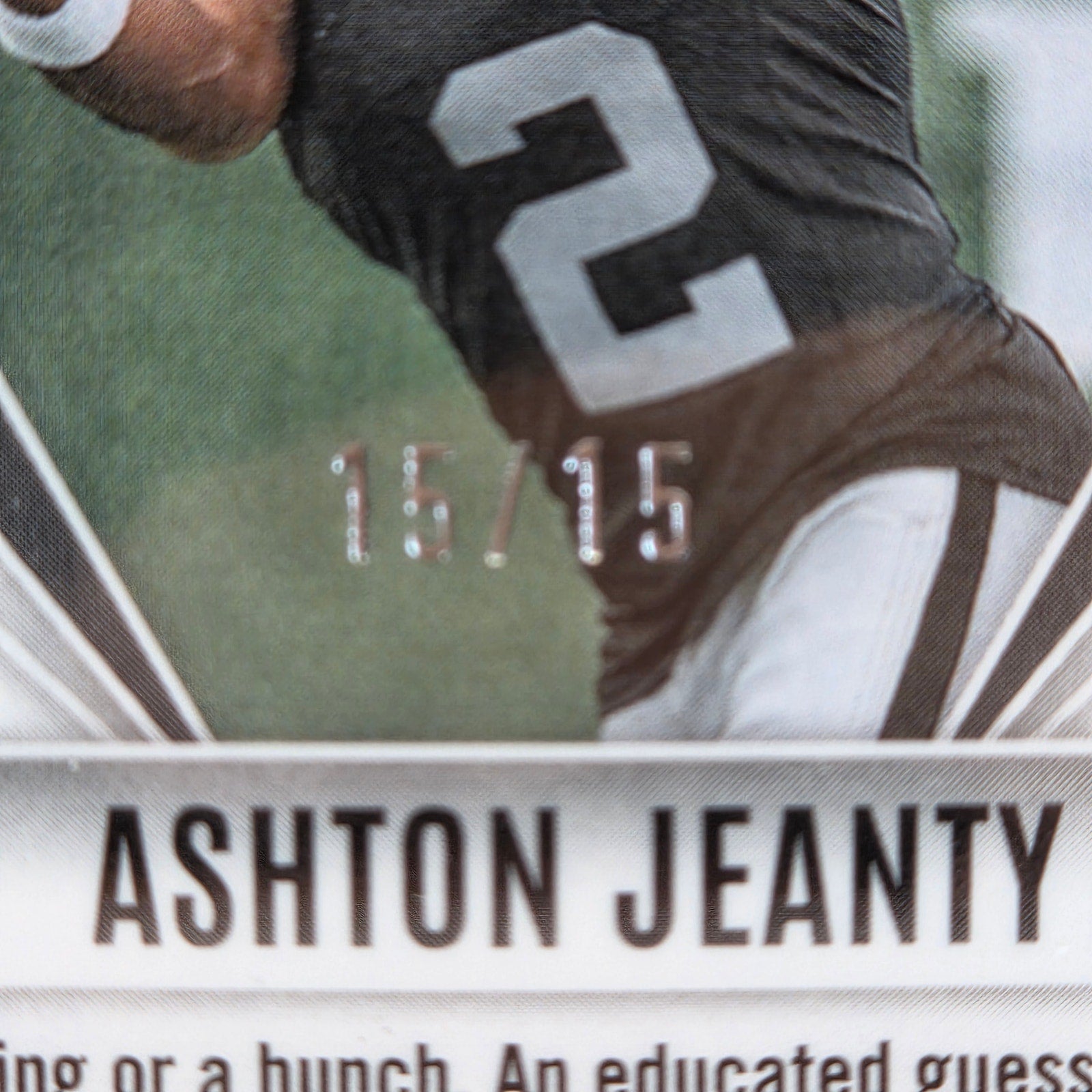 2025 Phoenix Ashton Jeanty Bronze Lazer RC #158 15/15 PSA 10 Bookend Pop 1