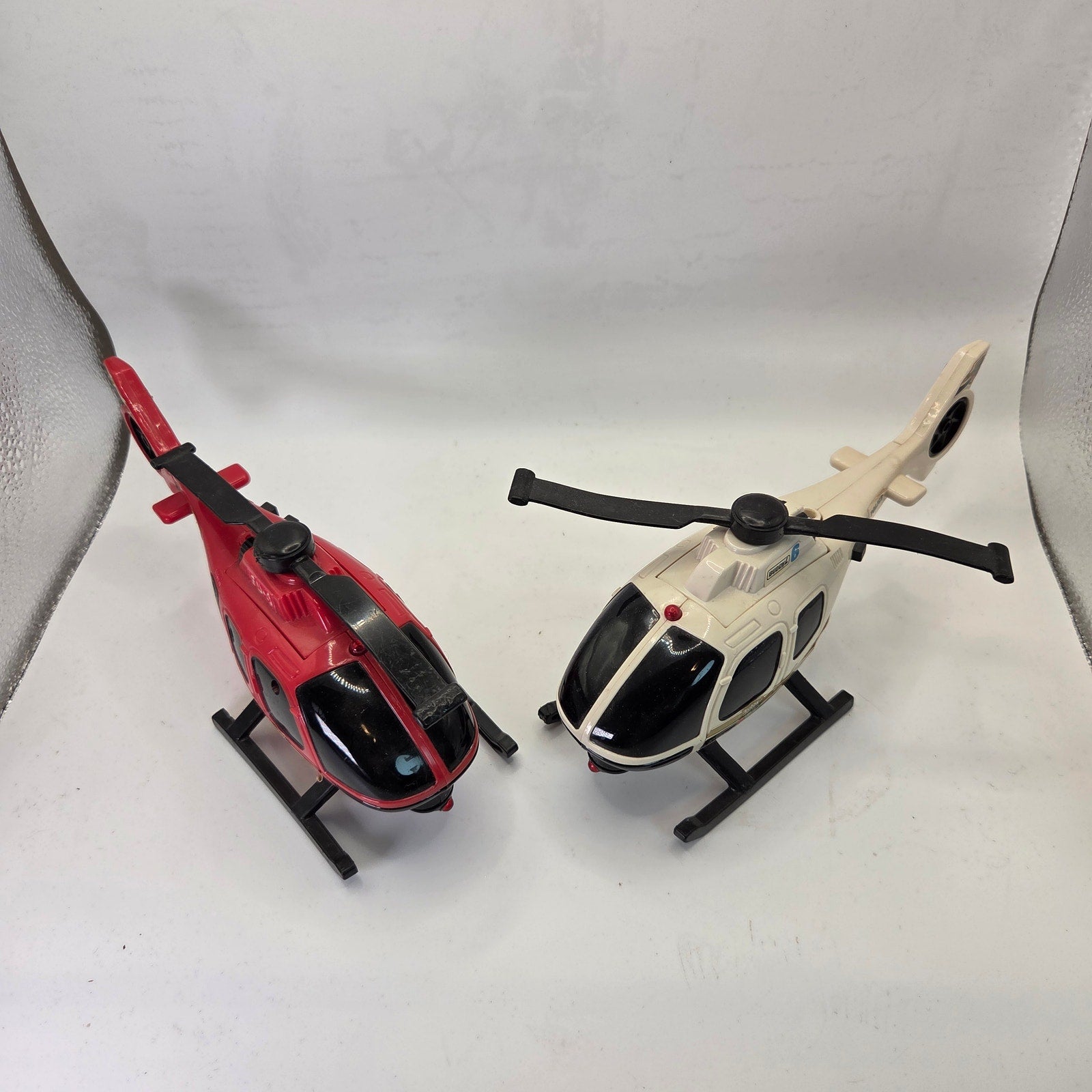 Buddy L Super Brute Rescue Force Helicopter Lot Fire & Police 1993 Sold As Is
