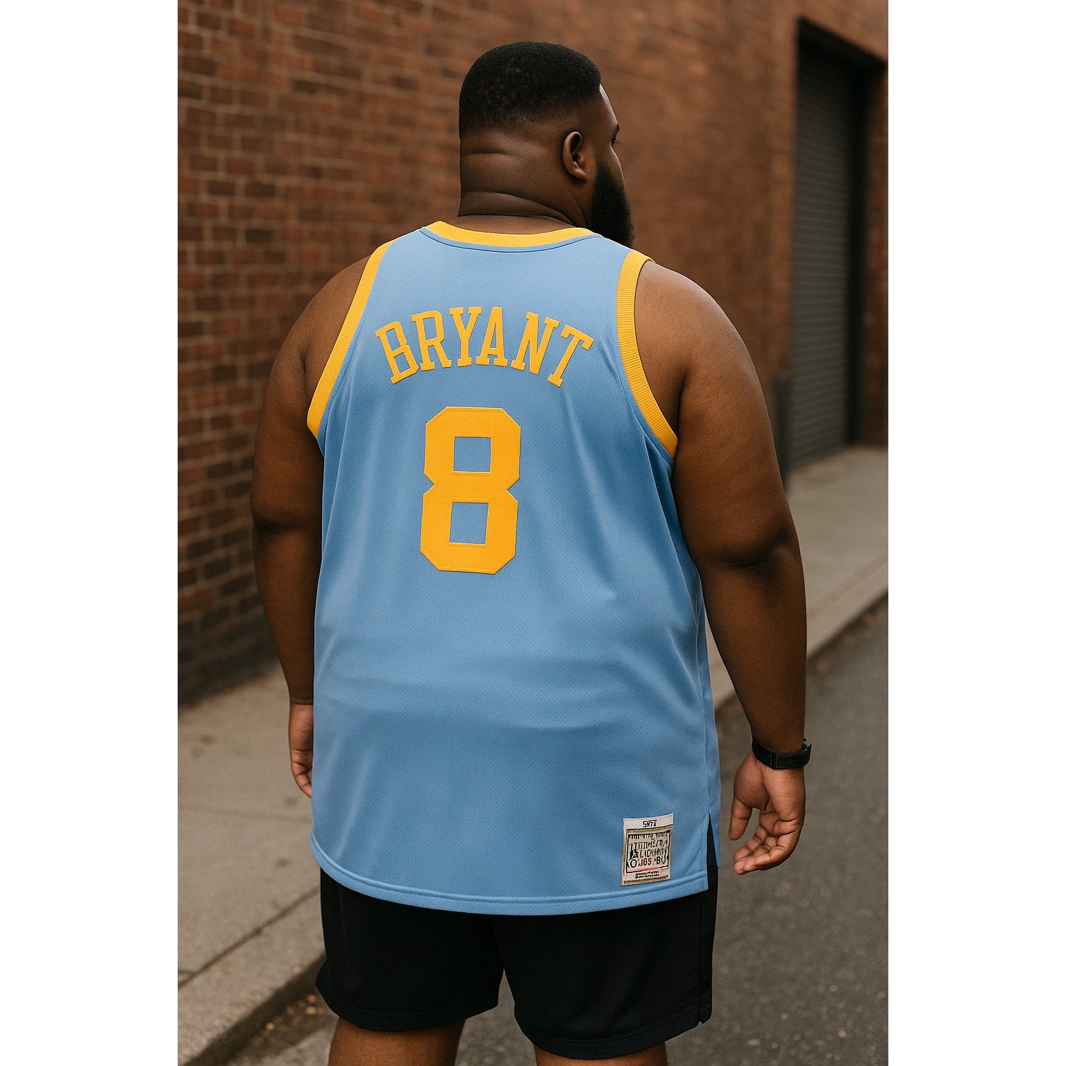 Kobe Bryant #8 2001-02 MPLS Lakers Mitchell & Ness Authentic Jersey 5XL