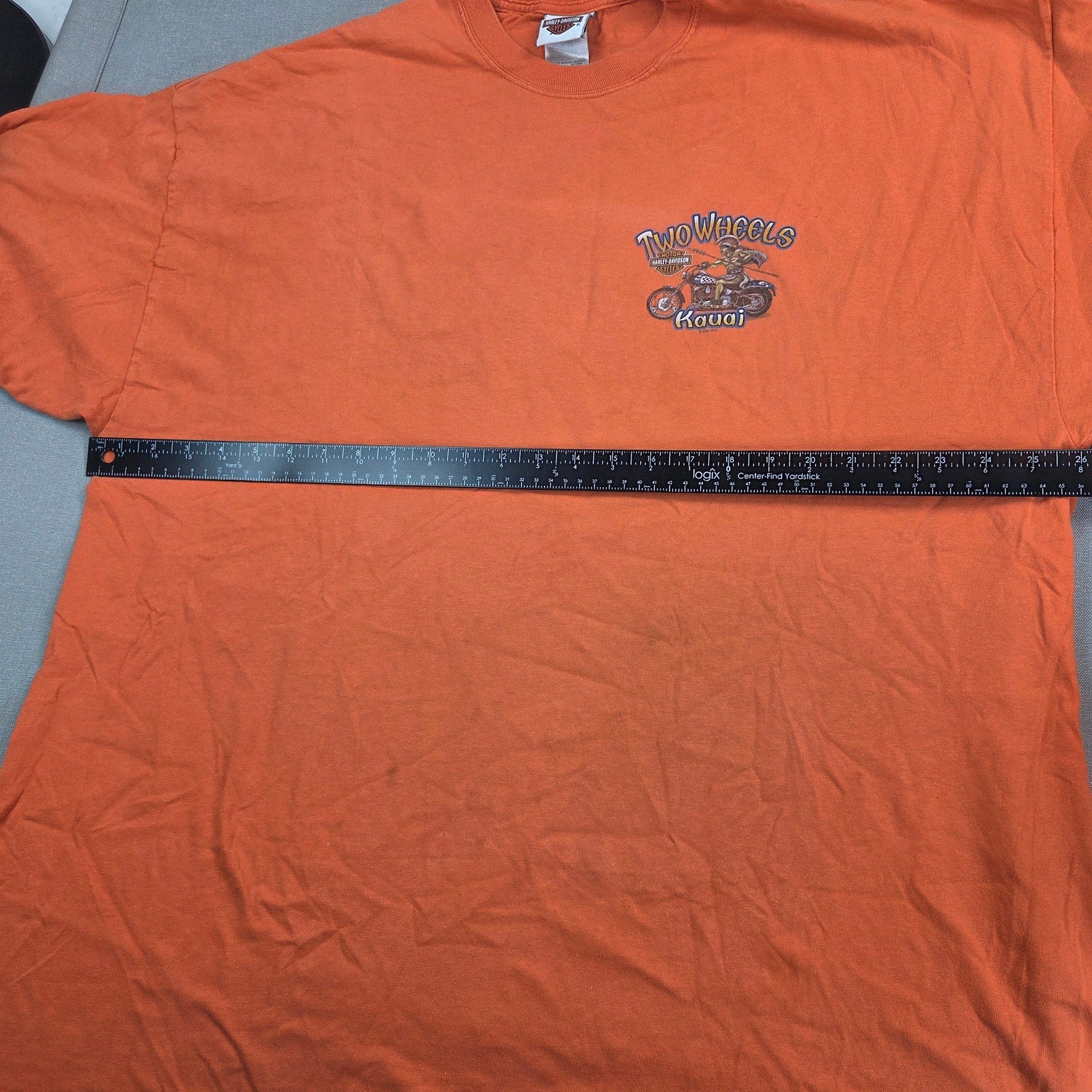Harley-Davidson 2006 Two Wheels Kauai Hawaii USA Graphic T-Shirt 3XL USA