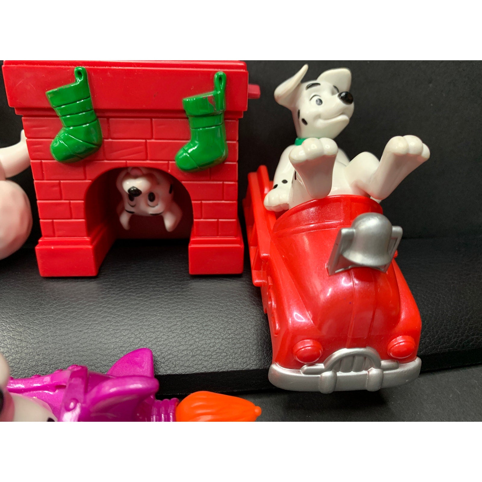 2000 Disney 102 Dalmatians McDonald's Happy Meal Toys Lot 11 Puppy Figures Cars