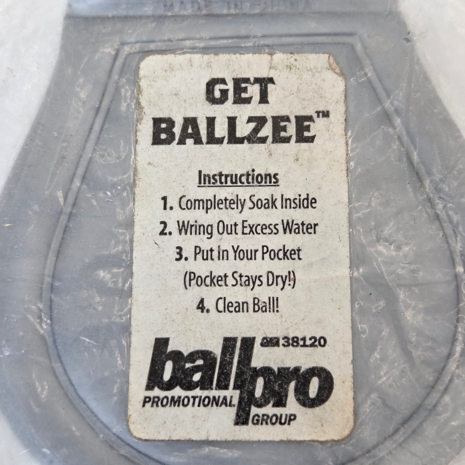 Toro Get Ballzee Golf Ball Cleaner Promotional Pocket Cleaner New Sealed