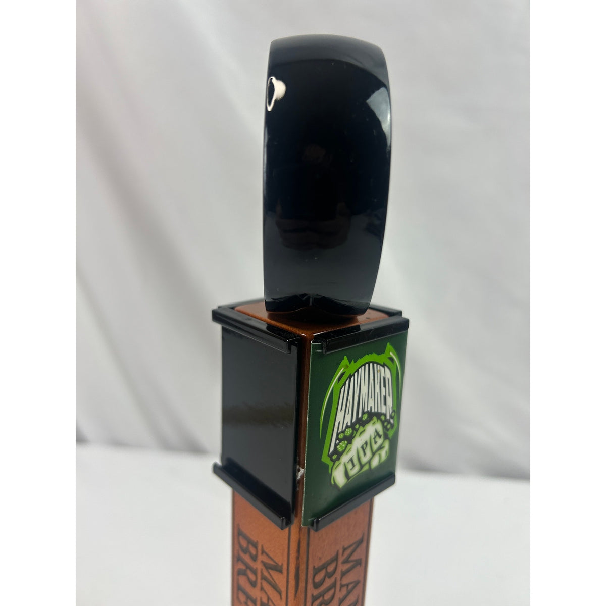 Mankato Brewery Haymaker IPA Beer Tap Handle Minnesota Wood Breweriana 10in
