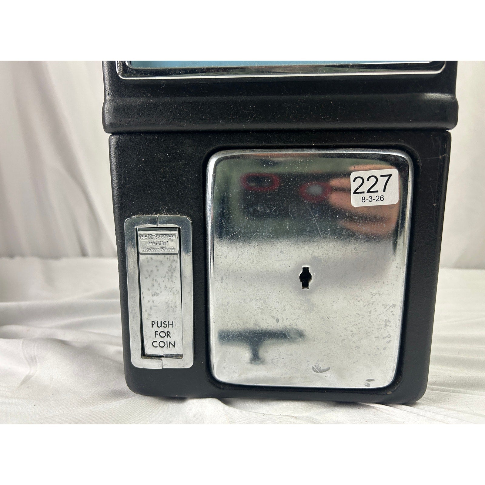 Western Electric Bell System Qwest Coin Pay Phone Wall Telephone w/ Coin Box Key