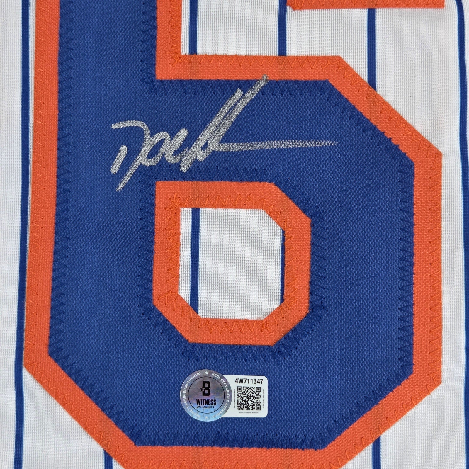 Dwight Doc Gooden Signed Custom New York Mets Jersey BAS Witness Auto