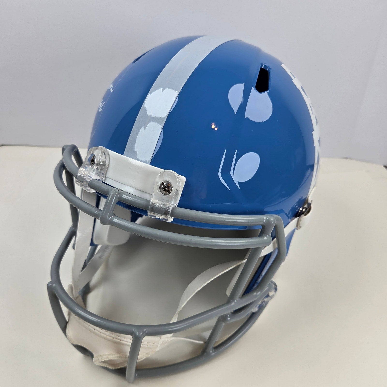 Warren Moon HOF 06 Signed Houston Oilers Riddell Speed Helmet BAS Witness FS